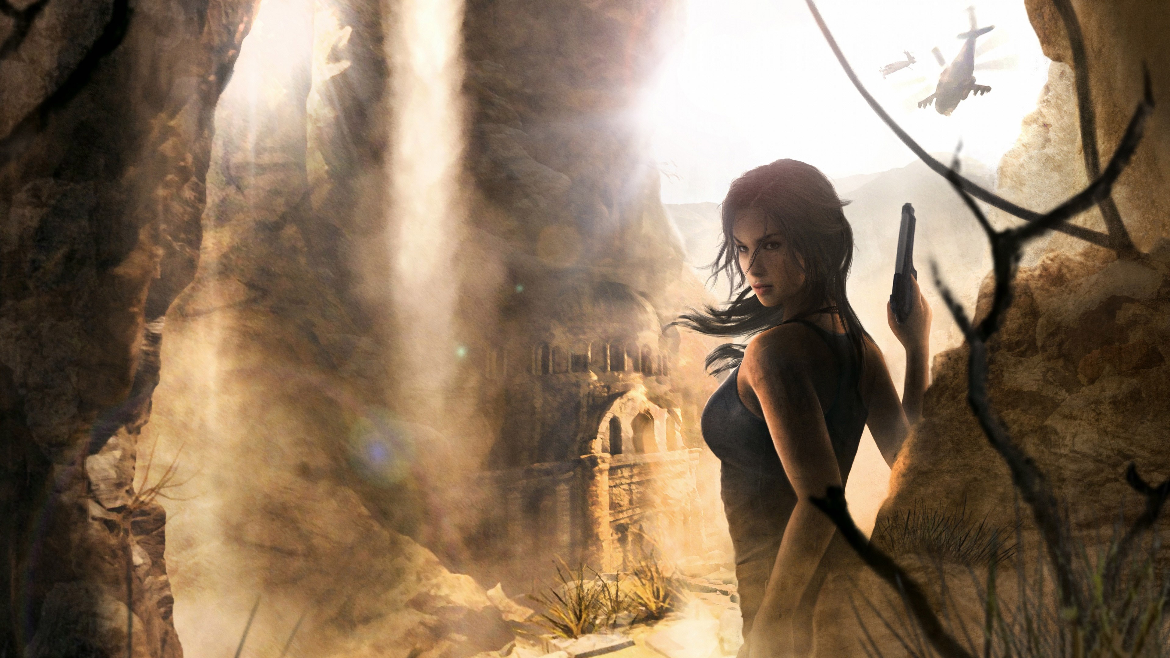 lara croft, tomb raider, games, 4k, fantasy girls, hd, HD Wallpaper