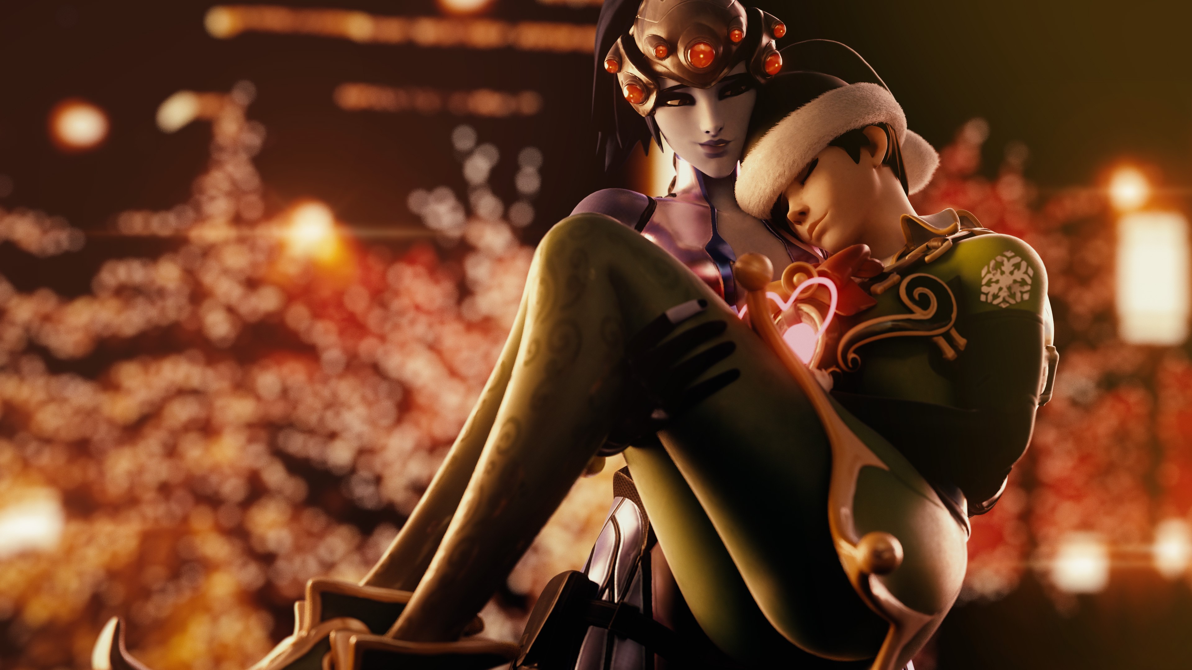 widowmaker, overwatch, 4k, games, hd, deviantart, tracer, HD Wallpaper