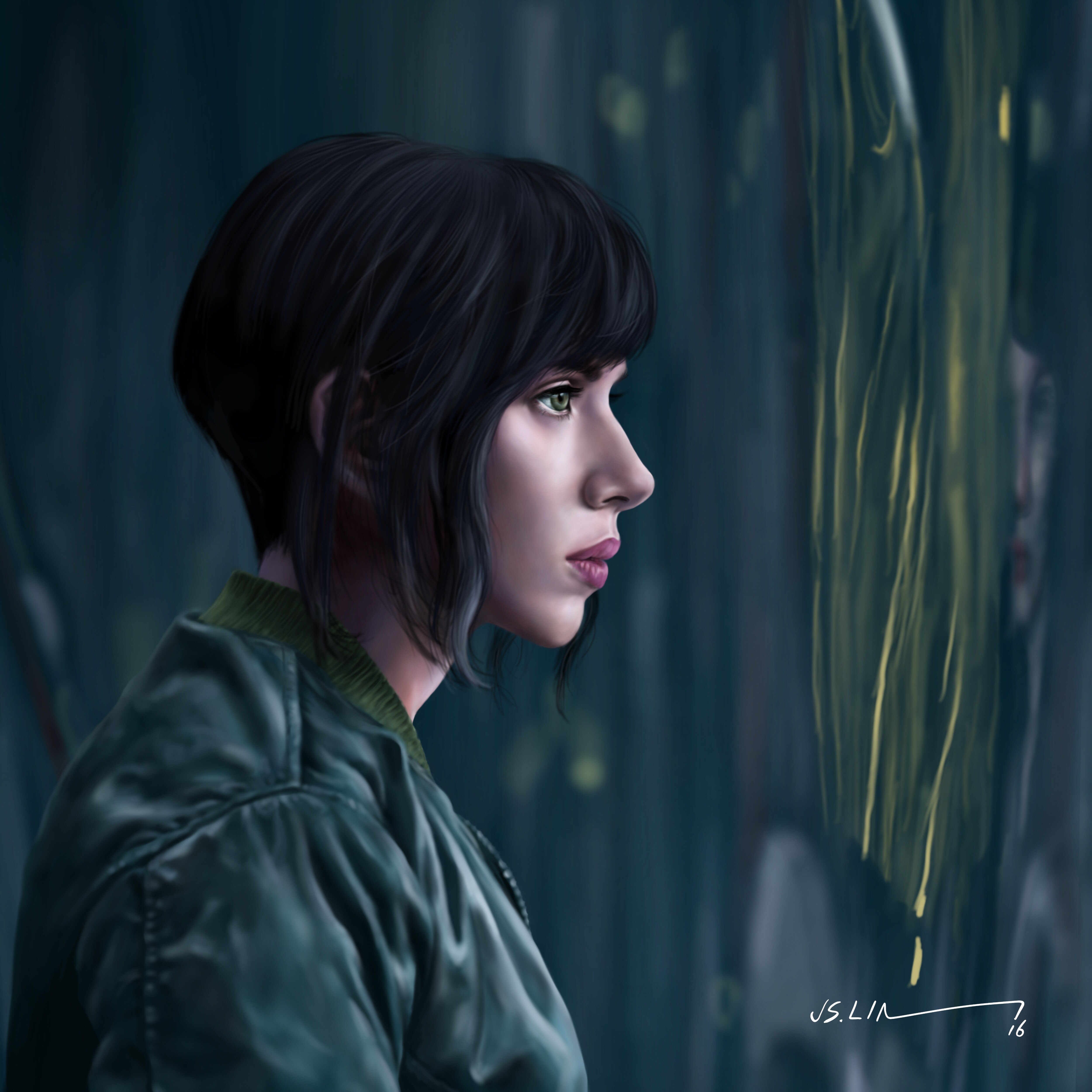 ghost in the shell, scarlett johansson, movies, 2017 movies, HD Wallpaper