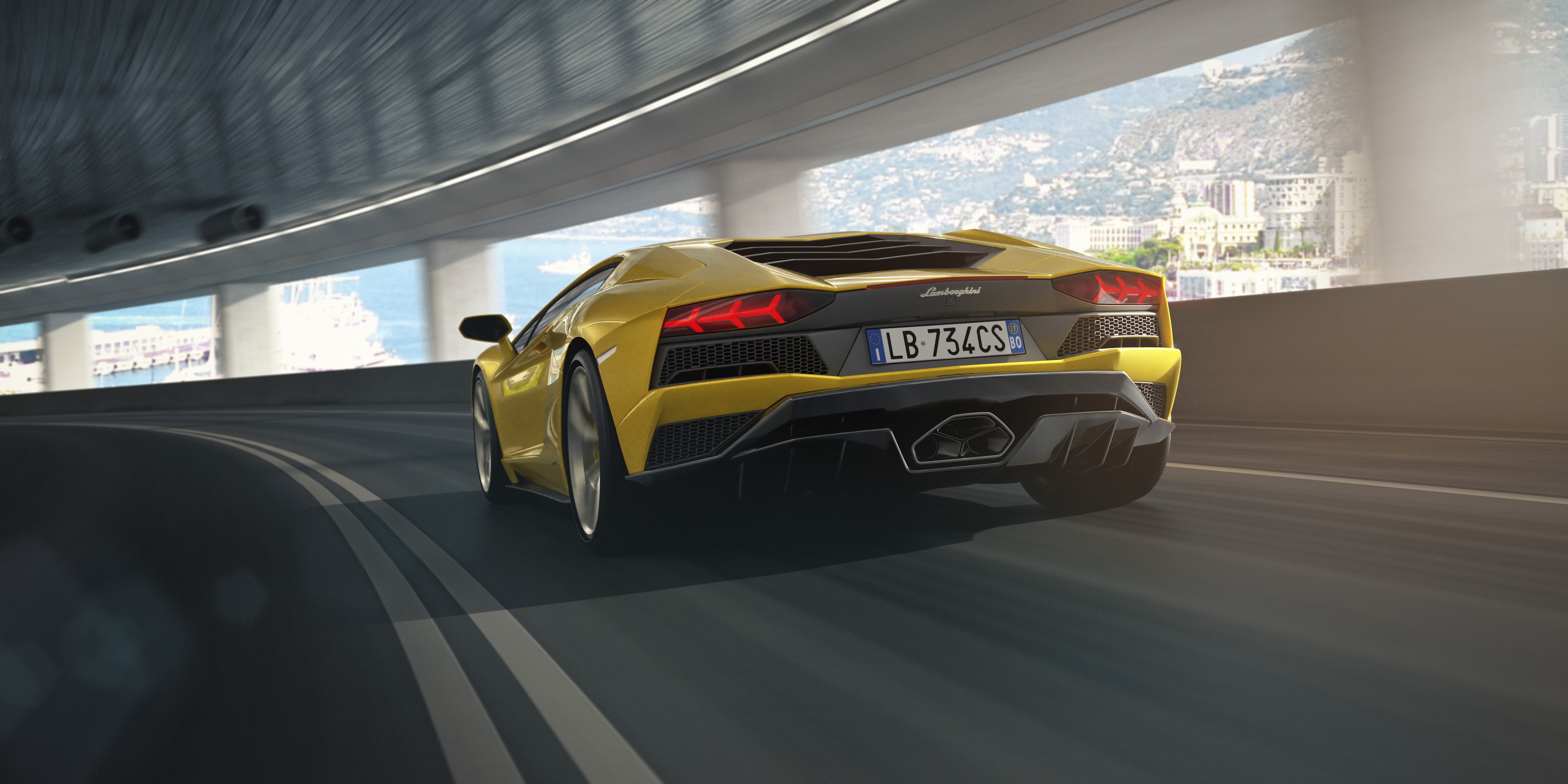lamborghini aventador s, lamborghini aventador, lamborghini, cars, 2017 cars, 8k, HD Wallpaper