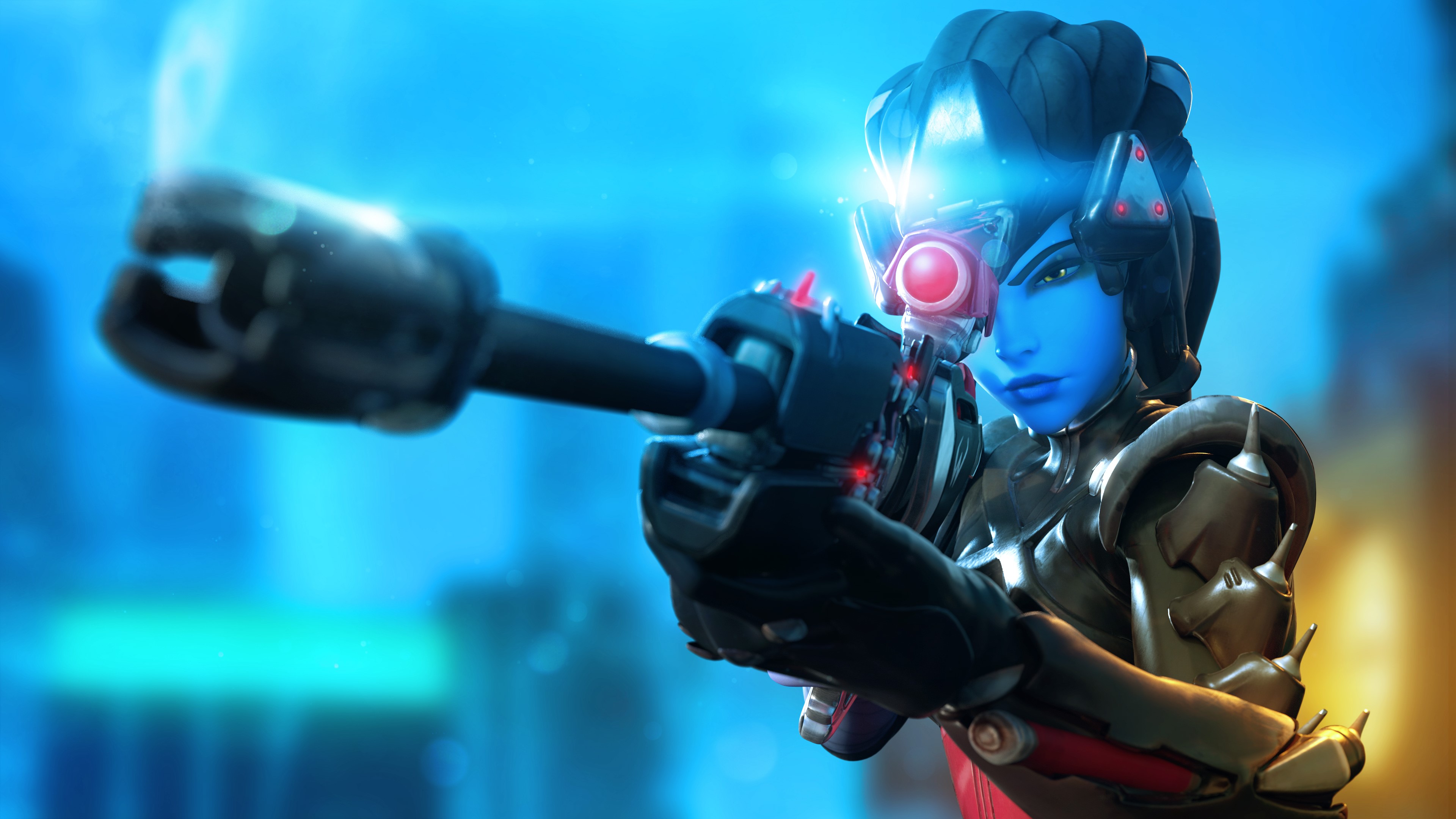 widowmaker, overwatch, 4k, games, hd, deviantart, HD Wallpaper