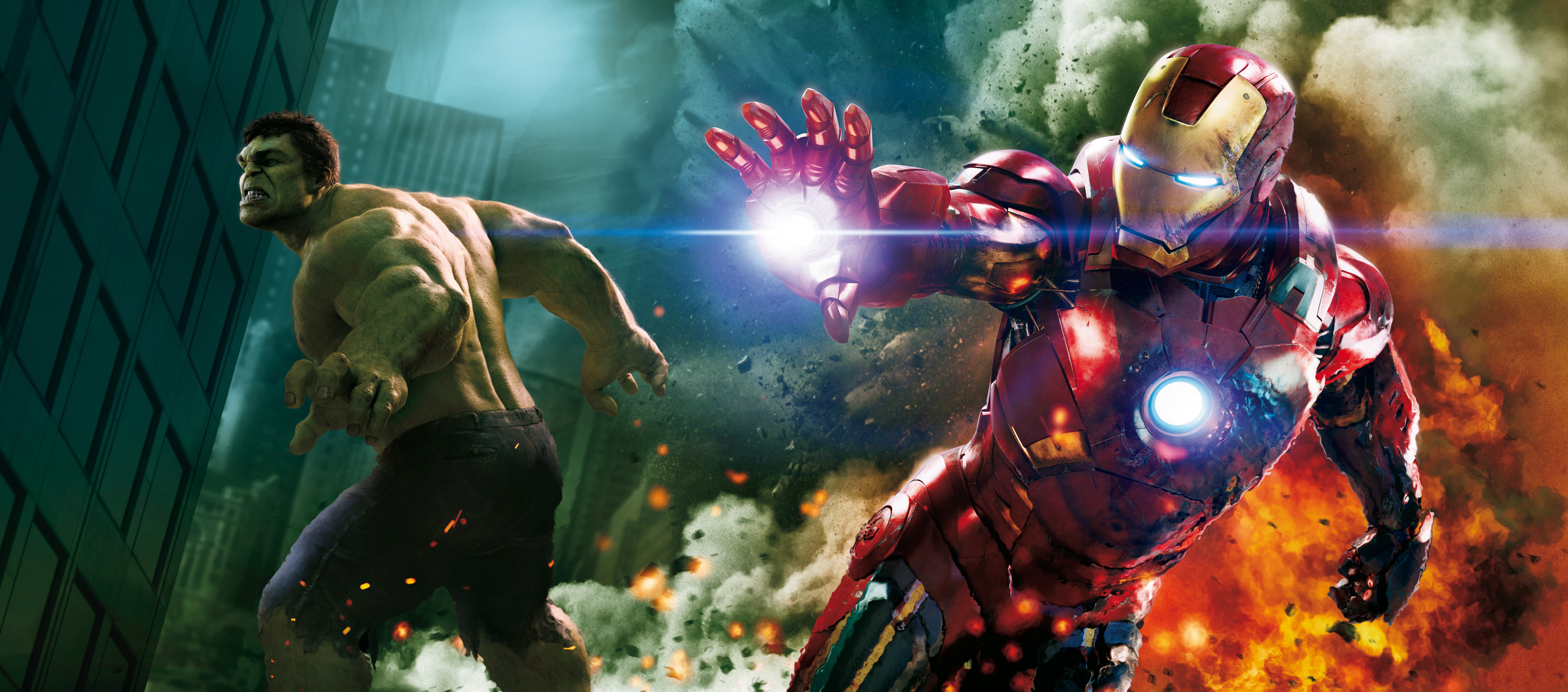 iron man, hulk, 8k, 5k, HD Wallpaper