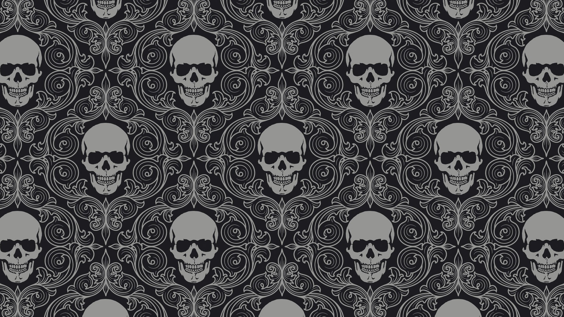 skull, artist, digital art, hd, HD Wallpaper
