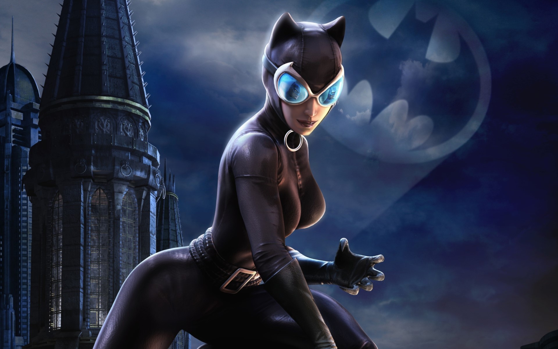 catwoman, batman, artist, digital art, hd, HD Wallpaper