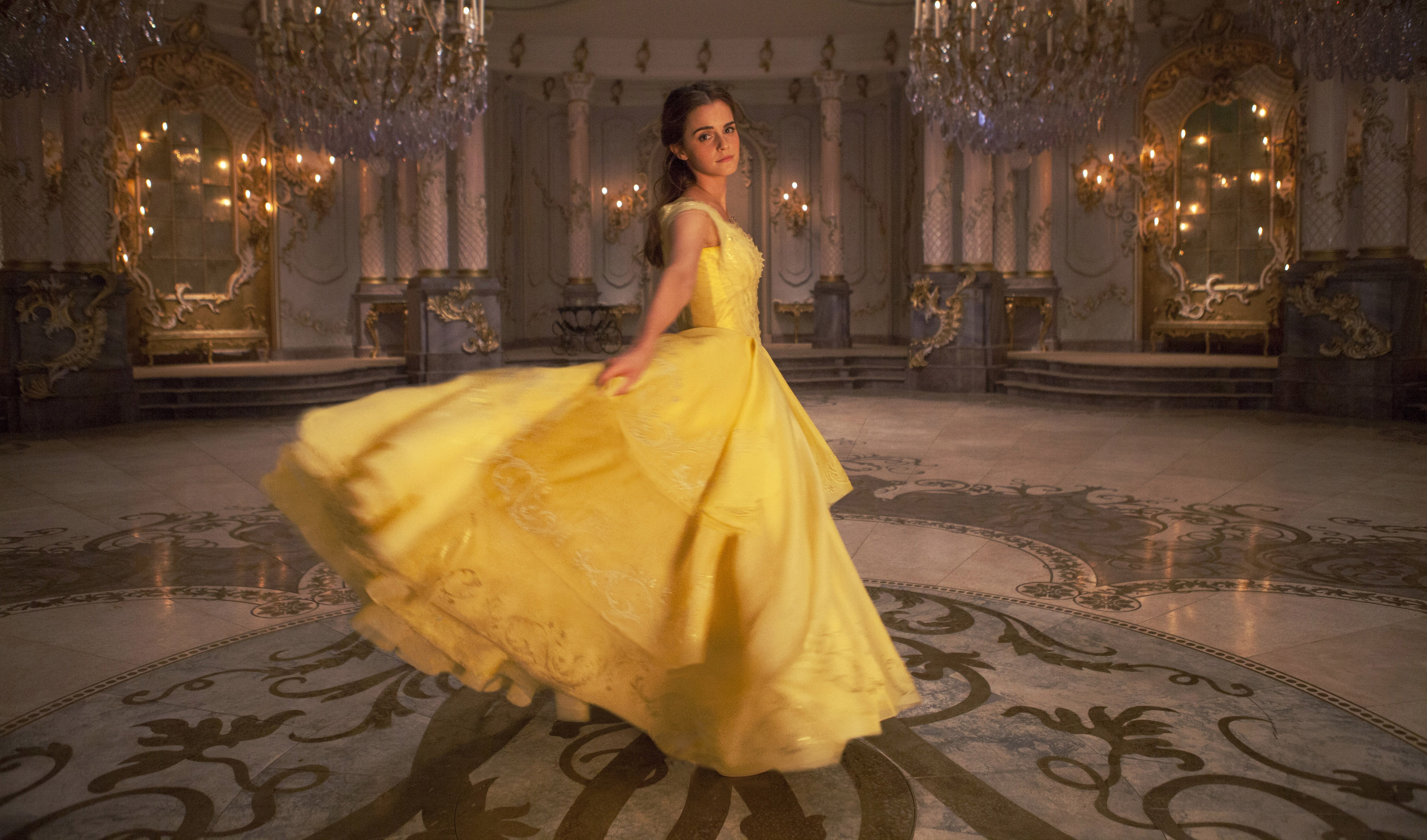 beauty and the beast, emma watson, 2017 movies, 5k, HD Wallpaper