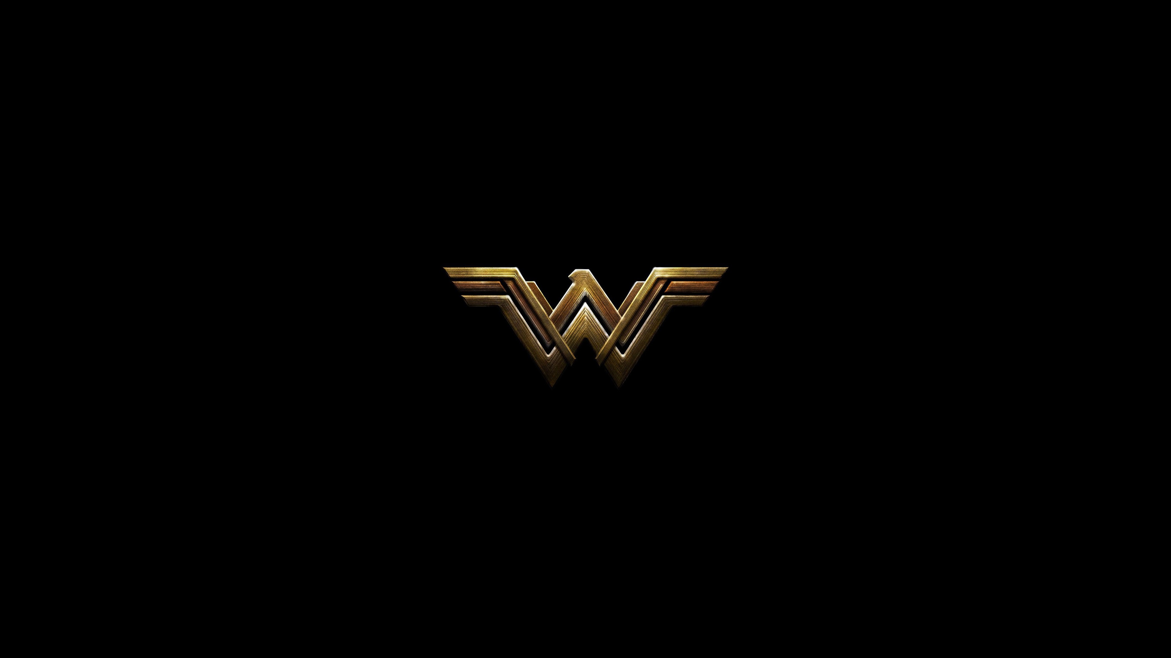 wonder woman, movies, super heroes, 2017 movies, logo, HD Wallpaper