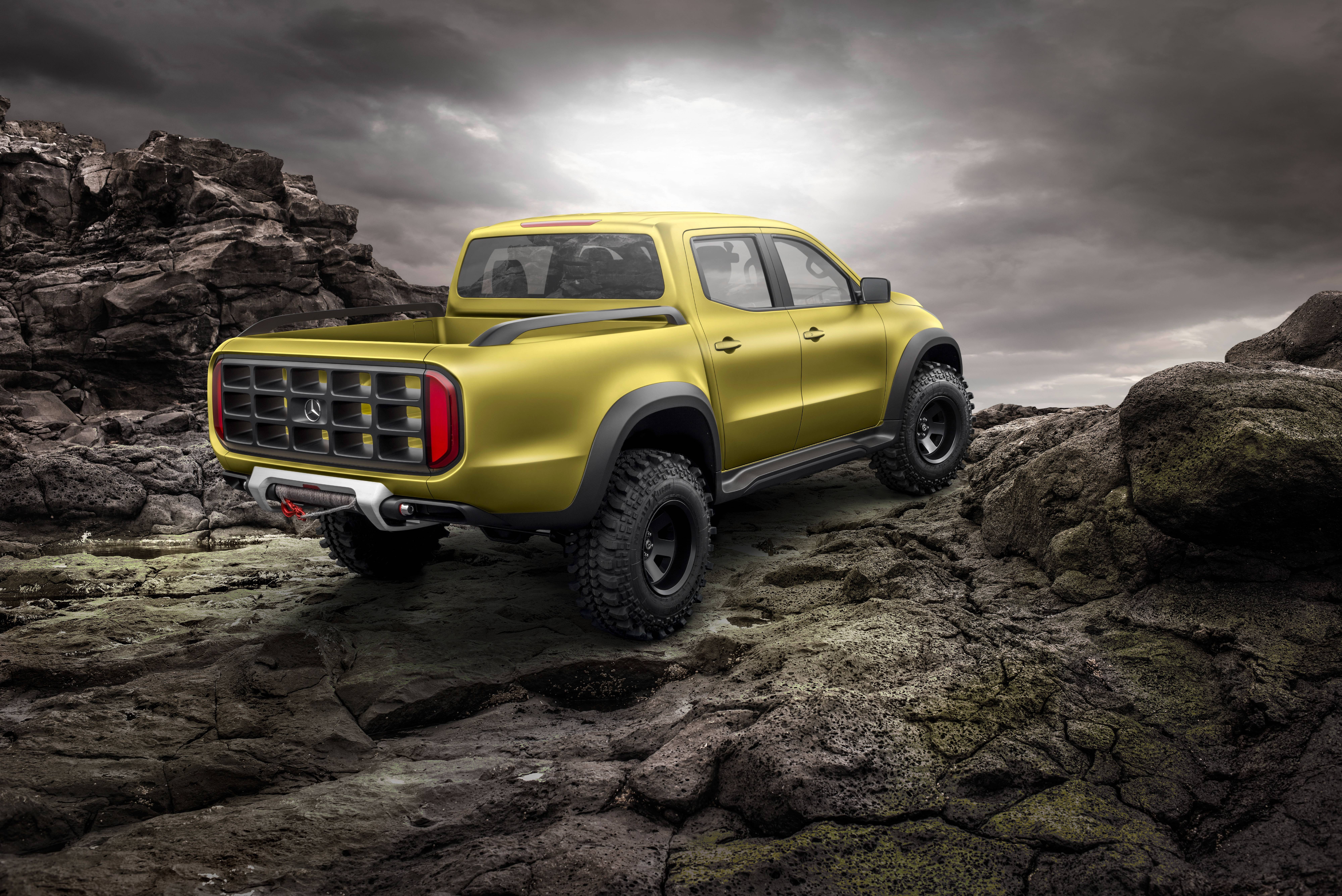 mercedes benz x class, truck, mercedes benz, 2017 cars, concept cars, 8k, HD Wallpaper