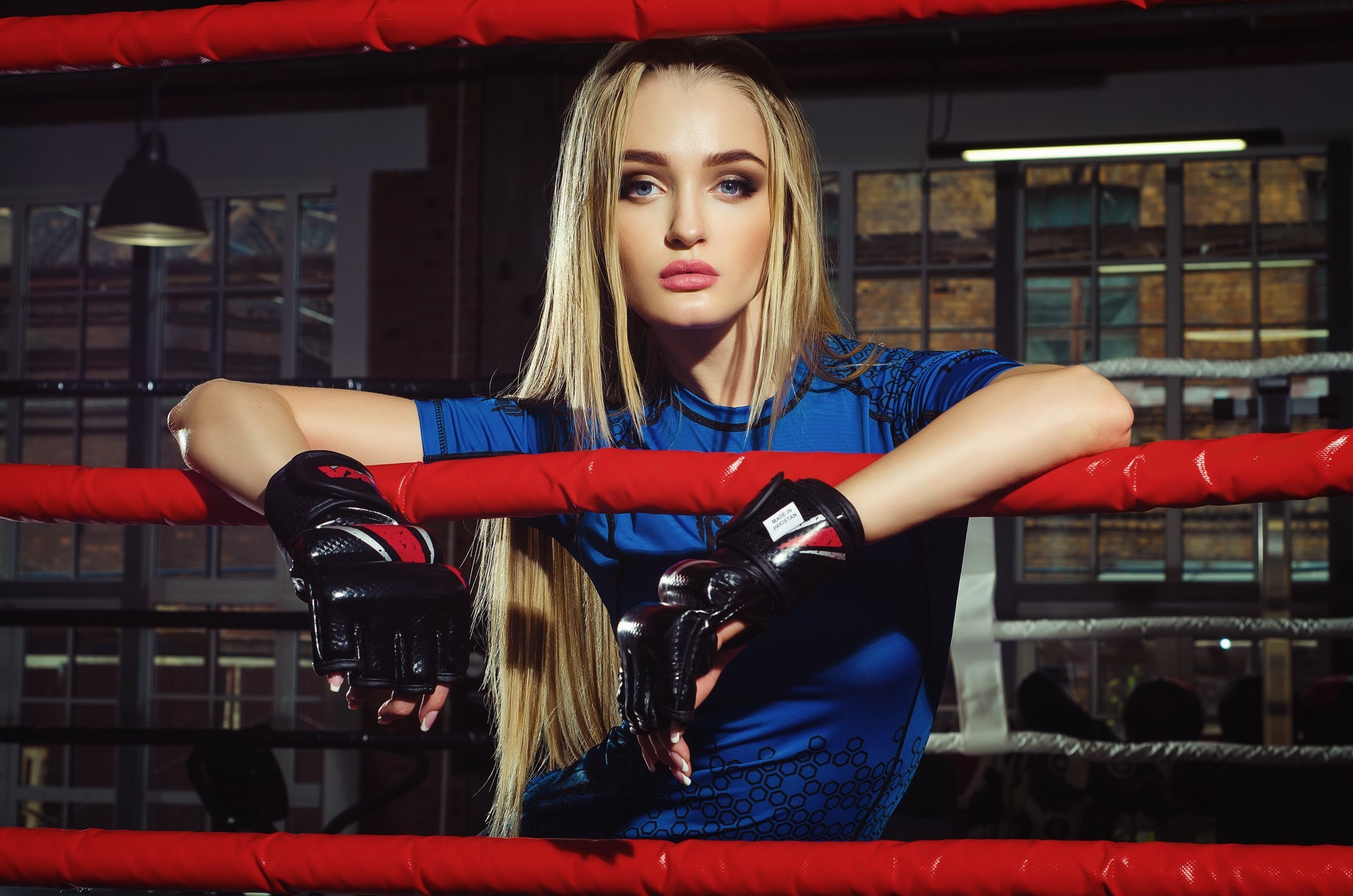kristiana koroleva, model, girls, boxing, HD Wallpaper