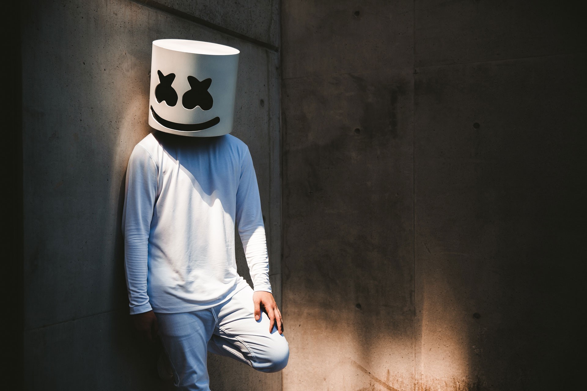 marshmello, dj, music, singer, alone, HD Wallpaper