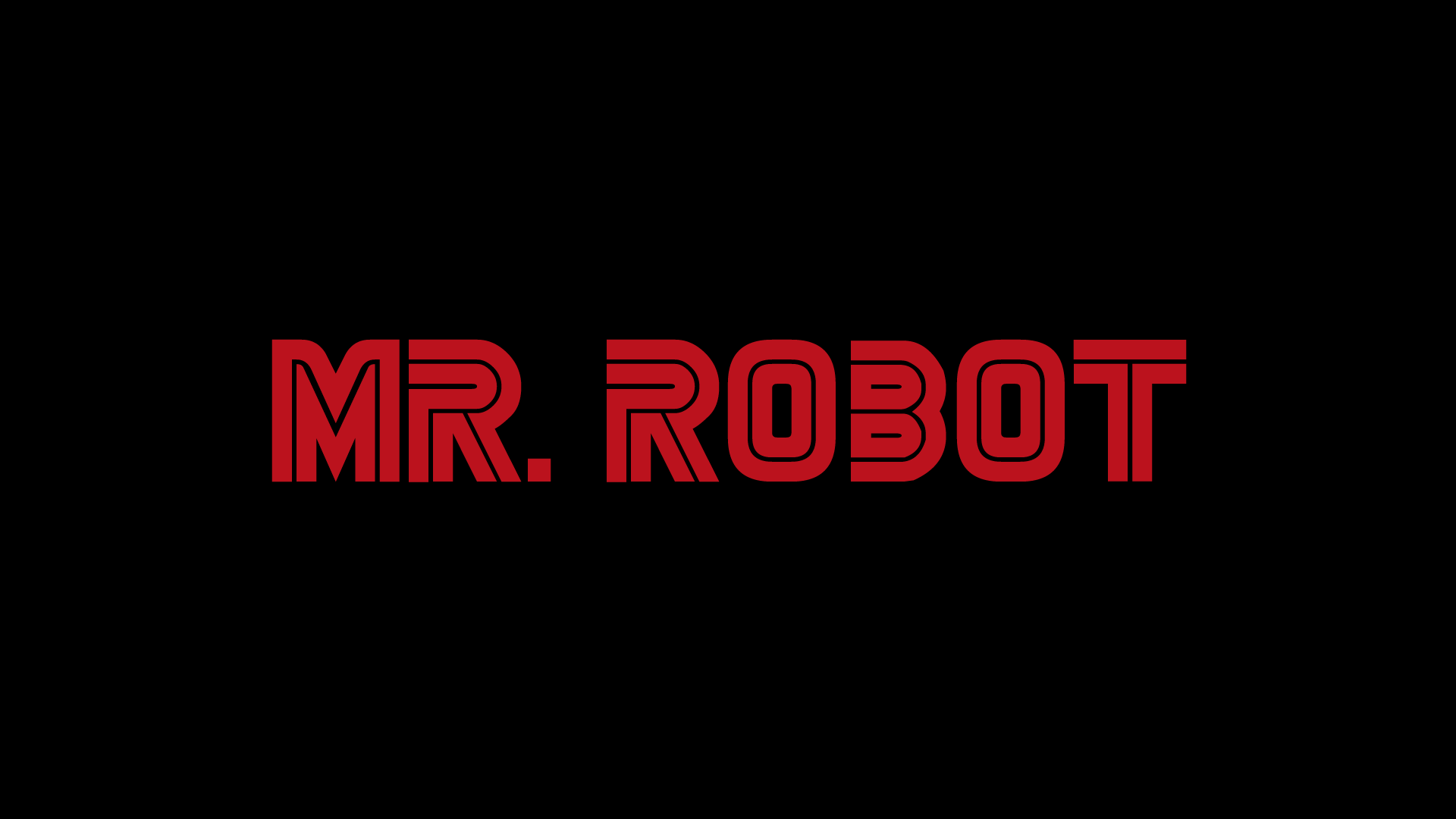 mr robot, tv shows, black, logo, HD Wallpaper