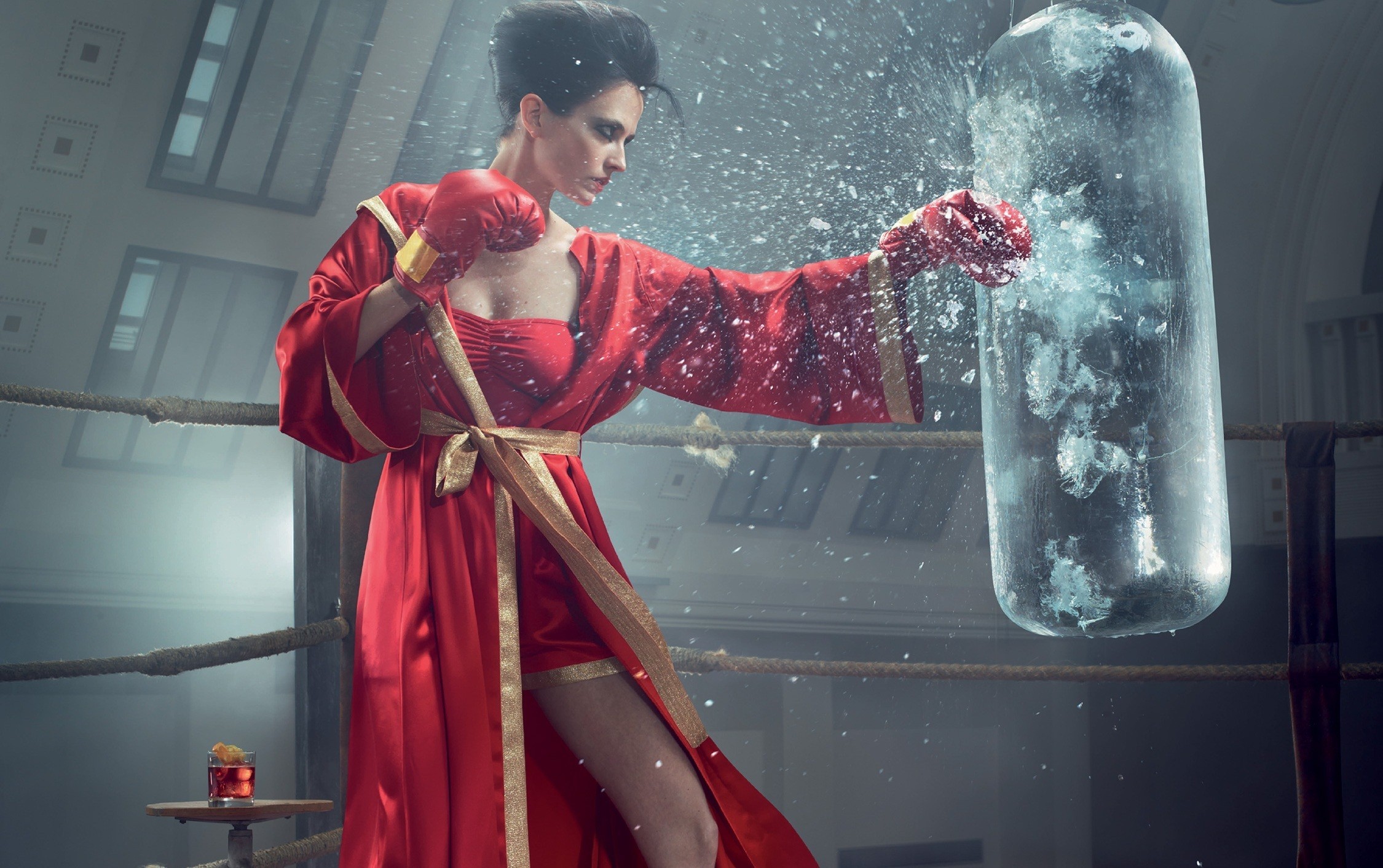 eva green, celebrities, girls, creative, HD Wallpaper