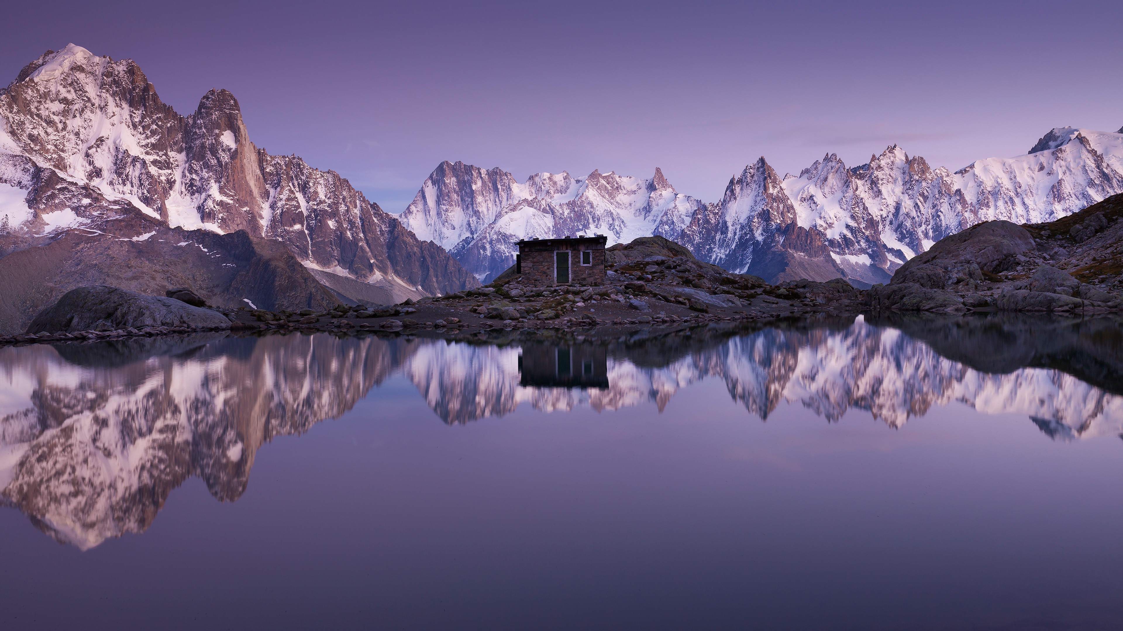 mountains, lake, nature, photography, reflection, water, snow, hd, HD Wallpaper