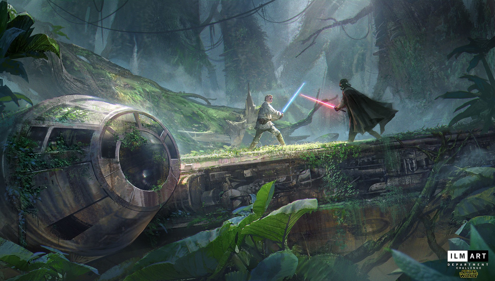 star wars, movies, darth vader, artist, artstation, HD Wallpaper