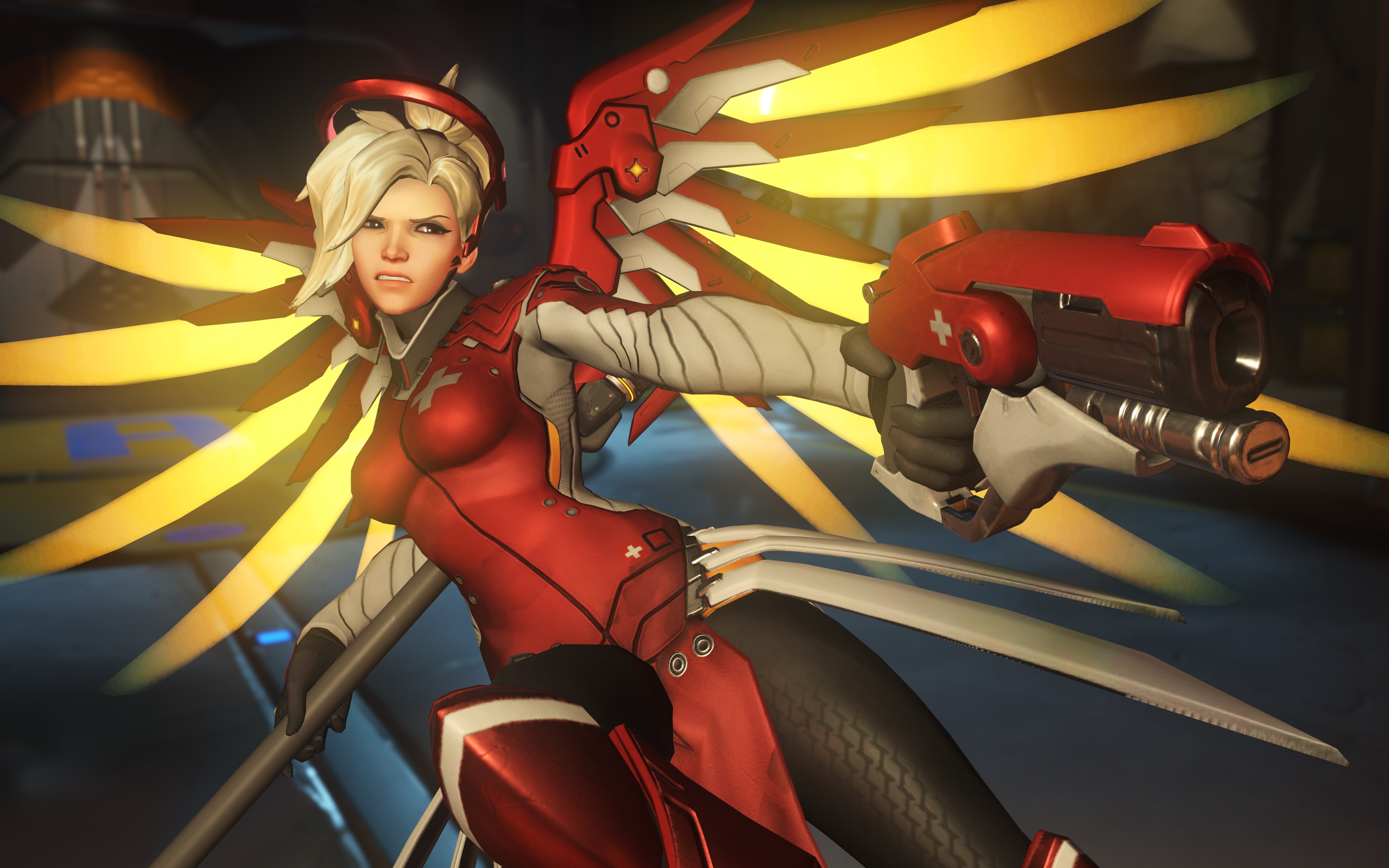 mercy overwatch, overwatch, games, xbox games, ps games, pc games, HD Wallpaper