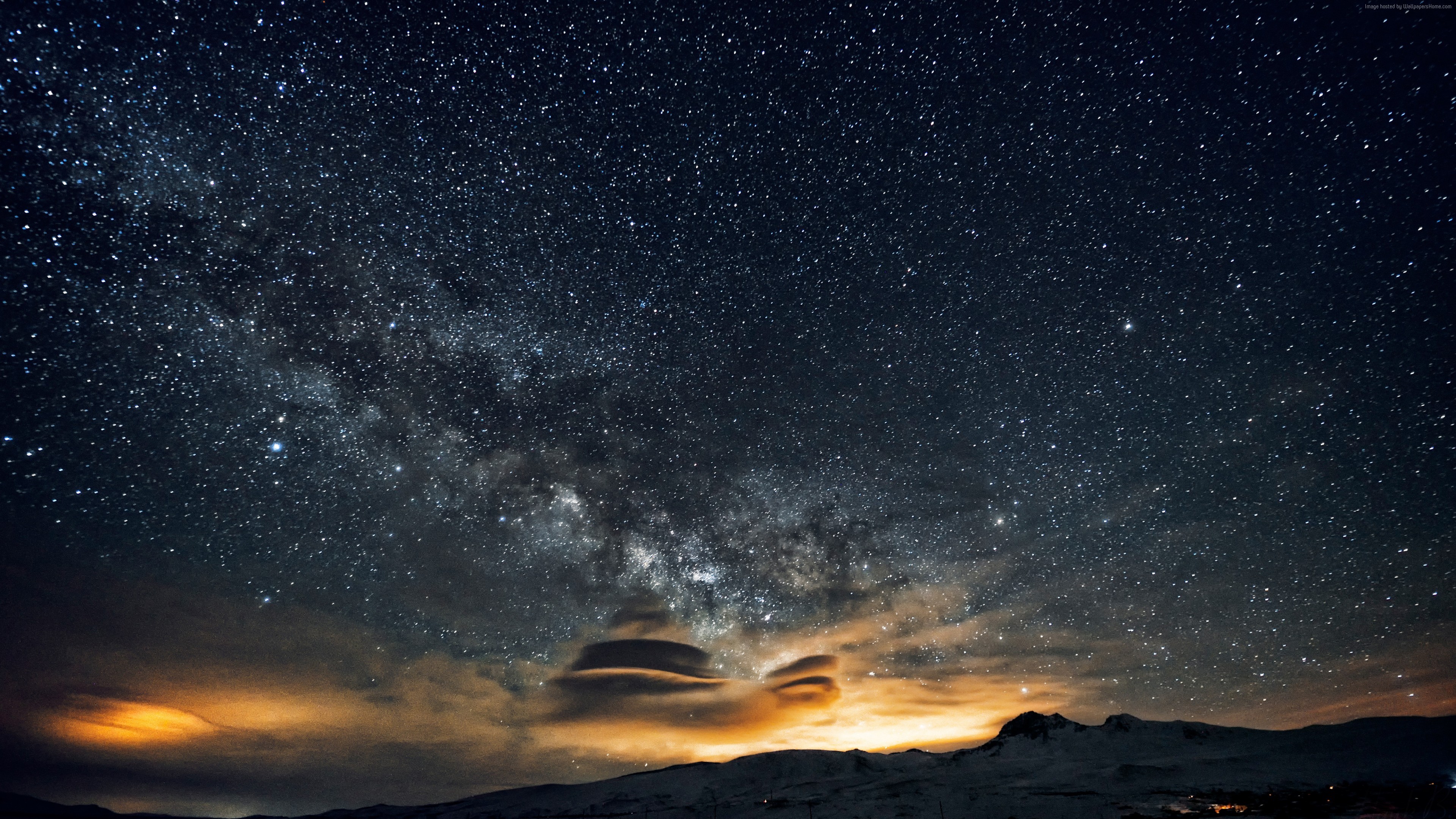 stars, nebula, sky, digital universe, photography, HD Wallpaper