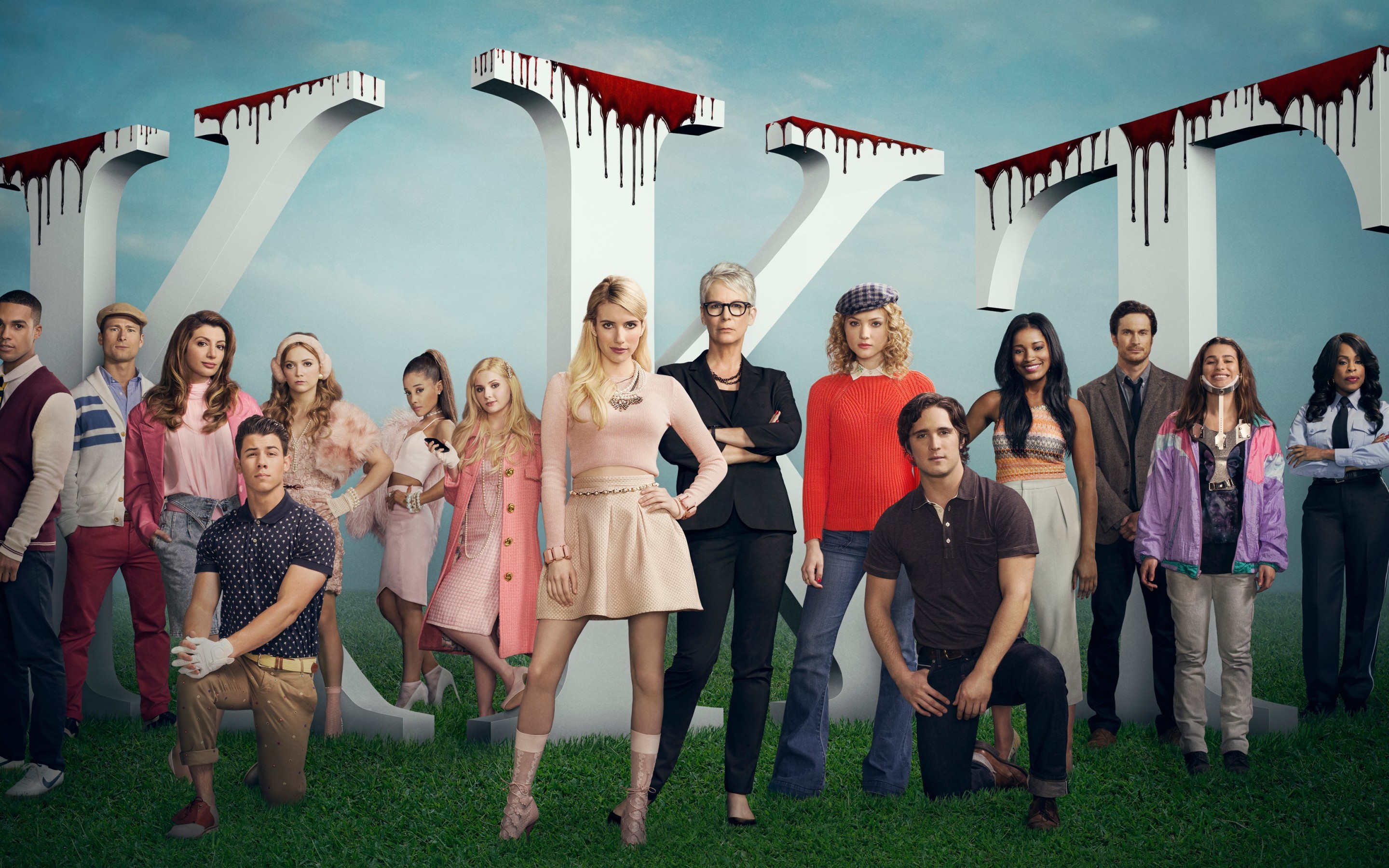 scream queens, tv shows, HD Wallpaper