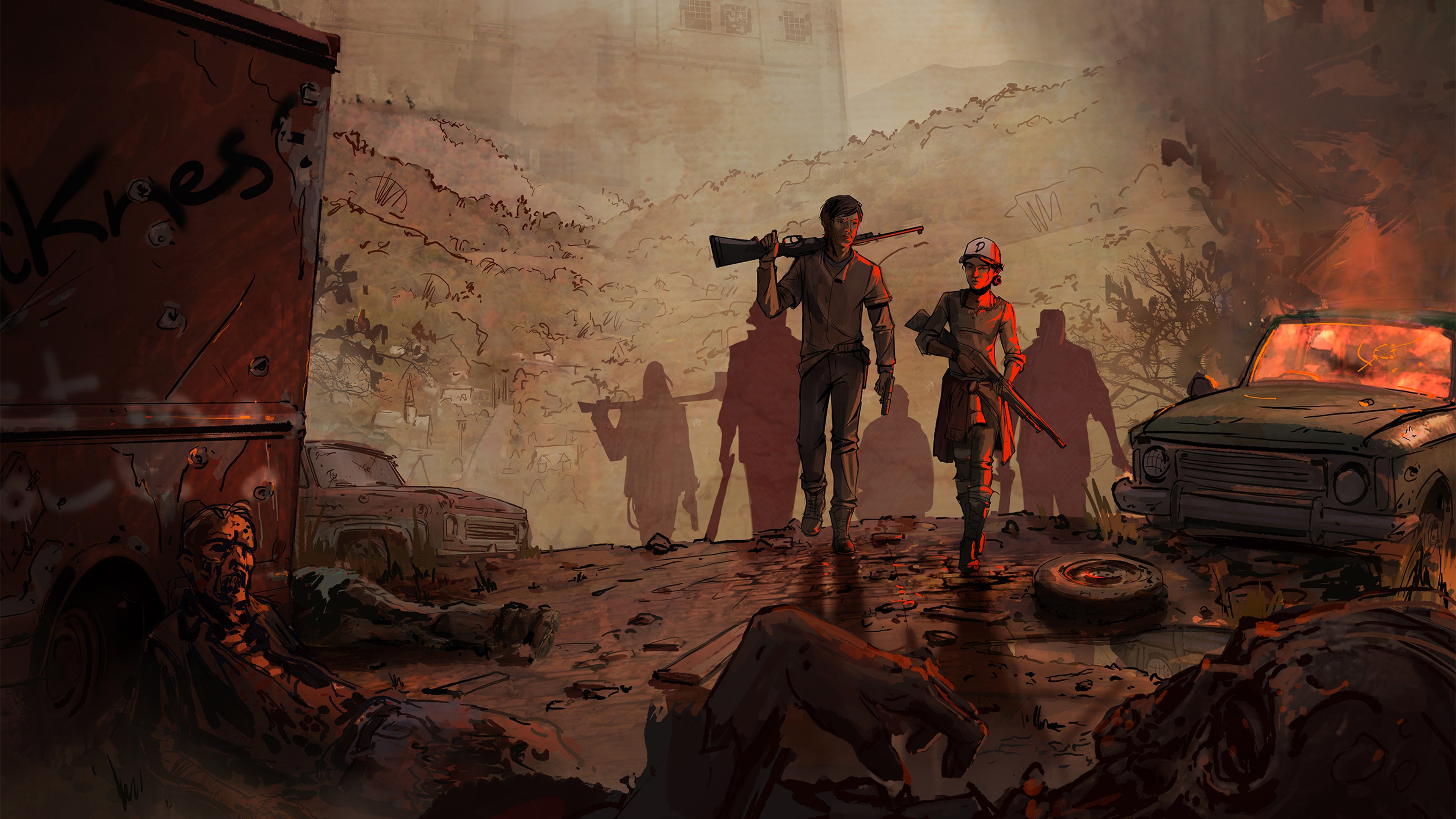 the walking dead, games, 2016 games, artist, HD Wallpaper