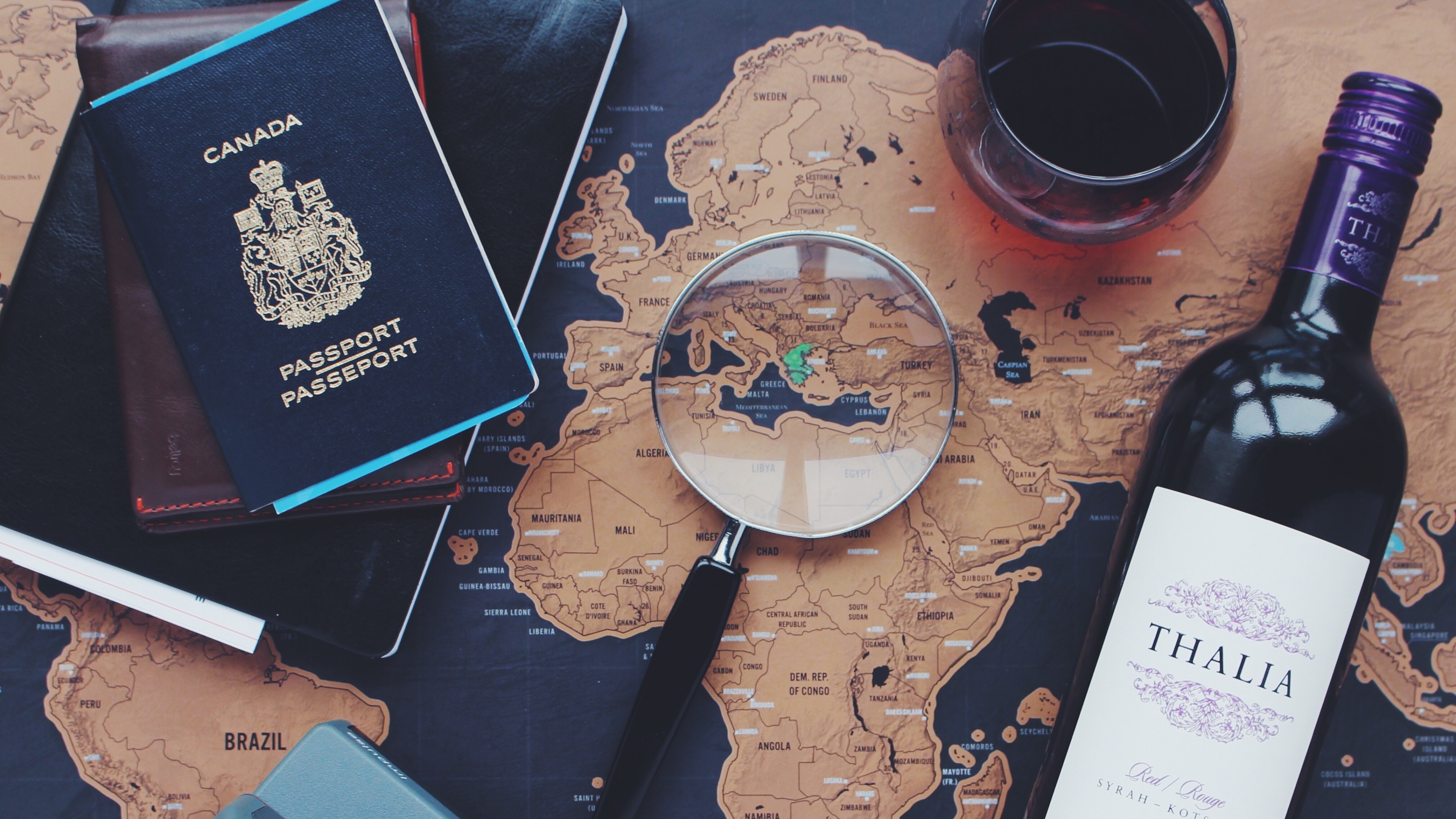 map, photography, HD Wallpaper