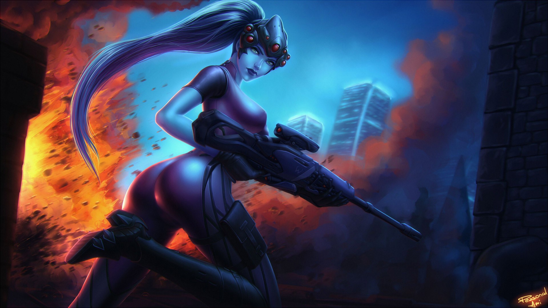 overwatch, games, xbox games, ps games, pc games, deviantart, HD Wallpaper