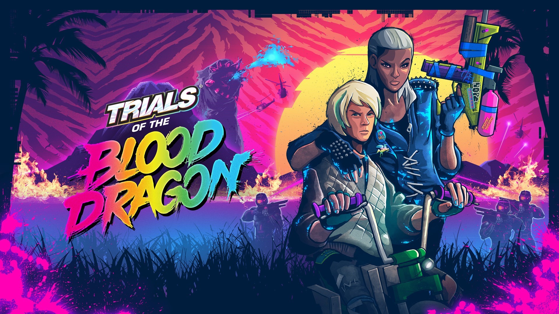 trials of the blood dragon, games, 2016 games, HD Wallpaper