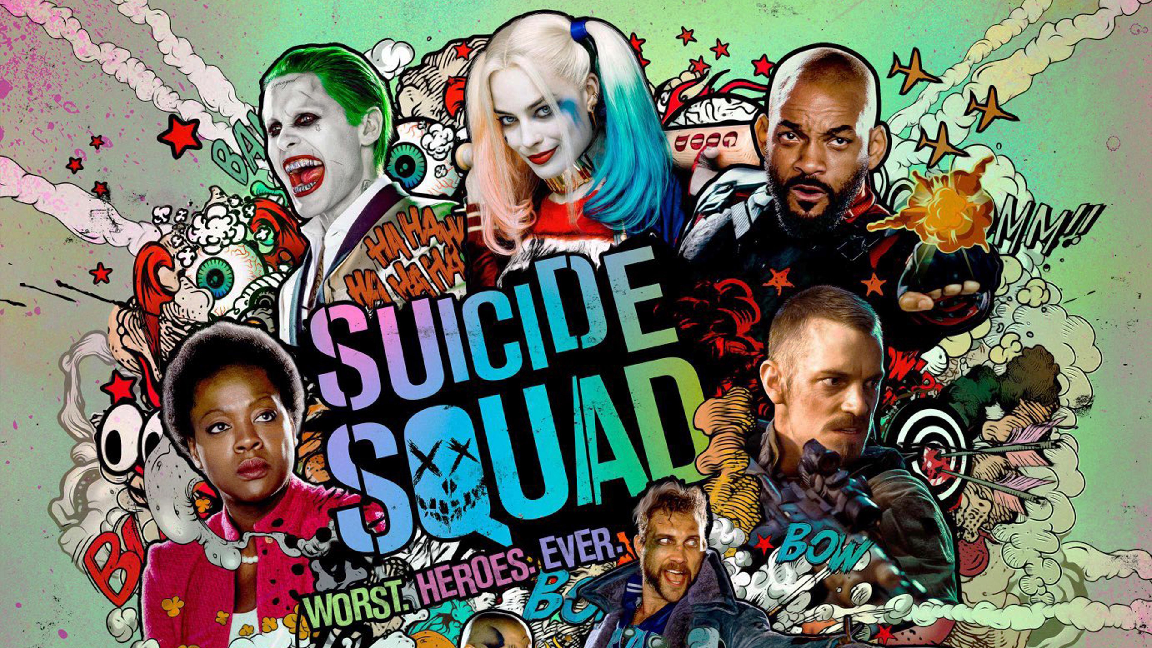 suicide squad, movies, 2016 movies, poster, HD Wallpaper