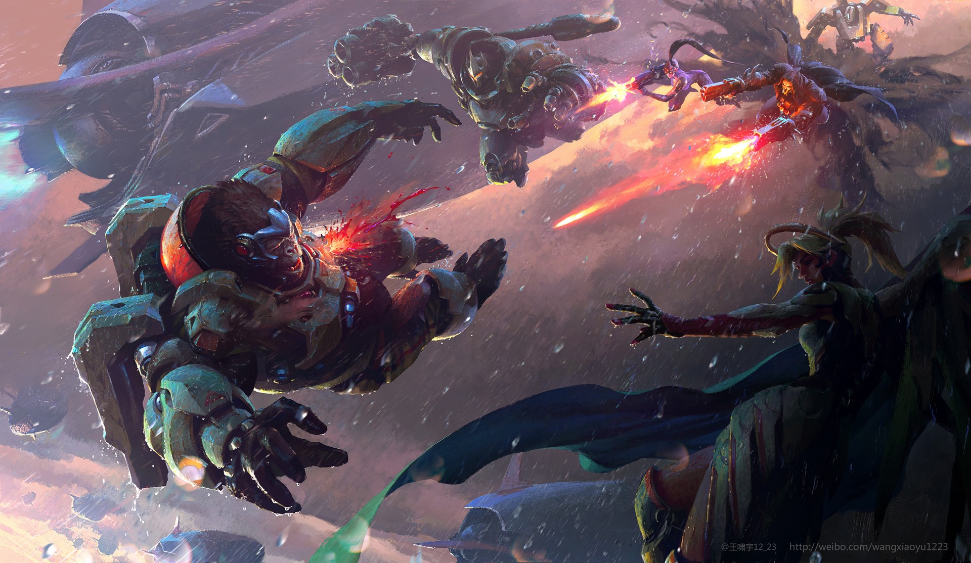 overwatch, games, artist, HD Wallpaper