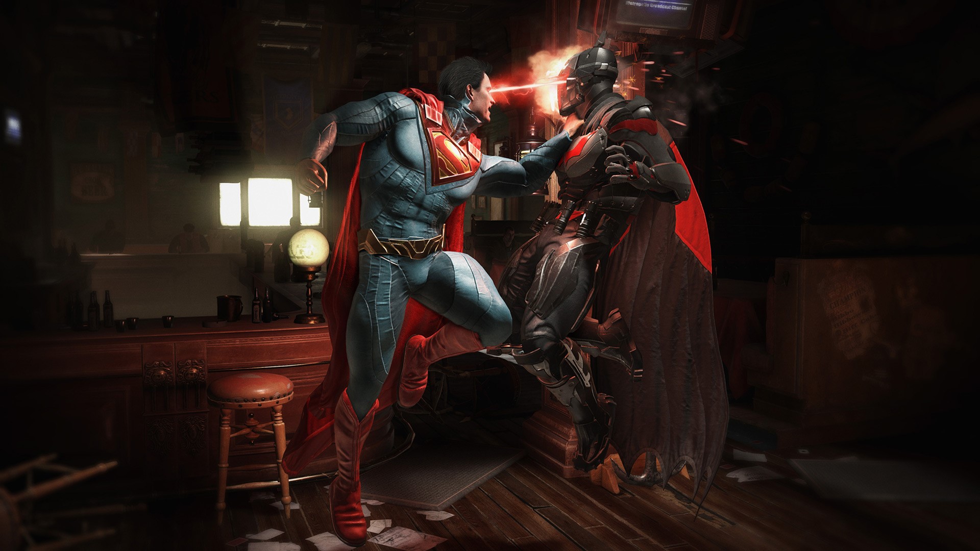 injustice 2, ps games, 2017 games, games, batman, superman, HD Wallpaper