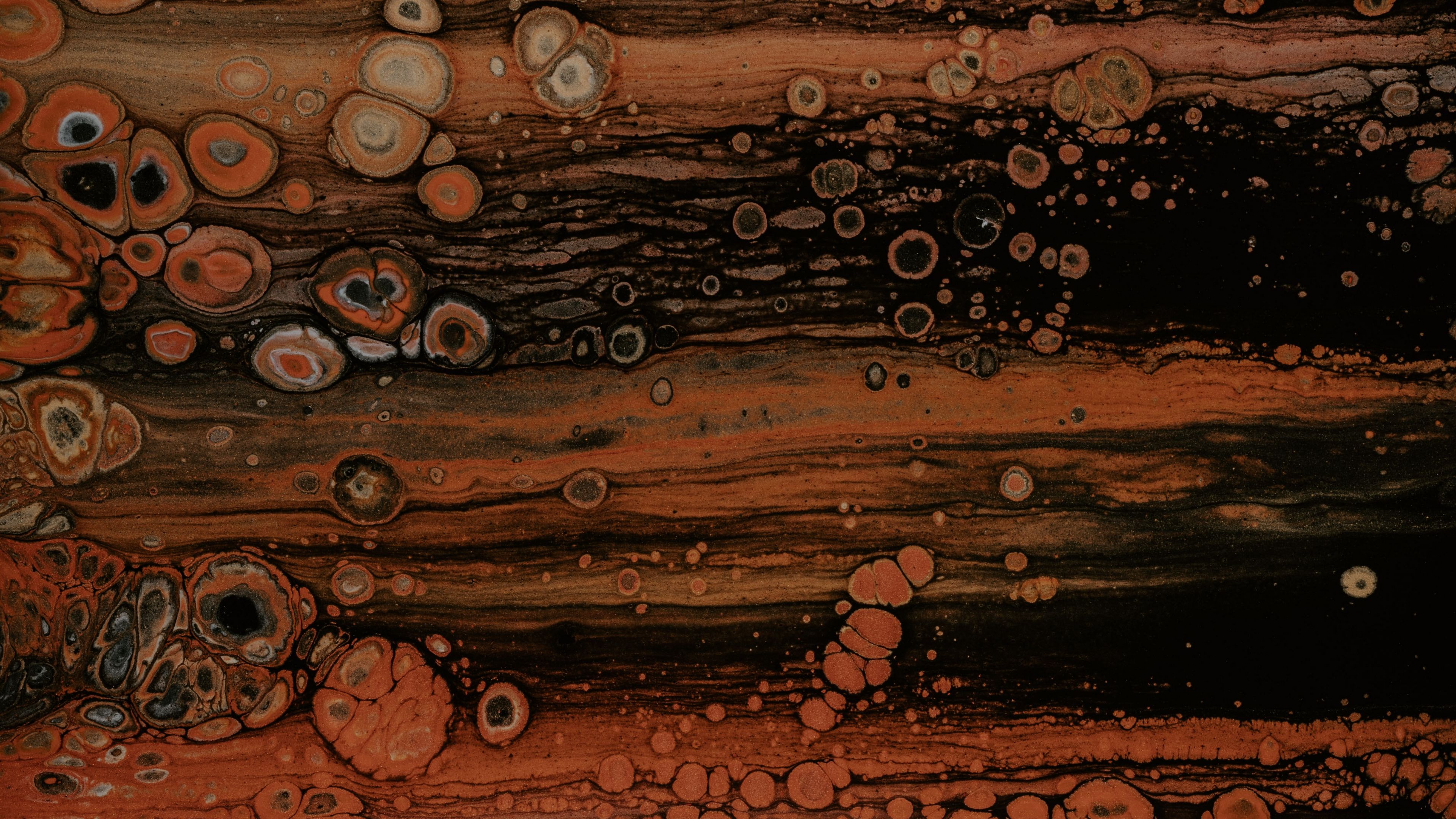texture, macro, paint, abstraction, brown, 4k, HD Wallpaper