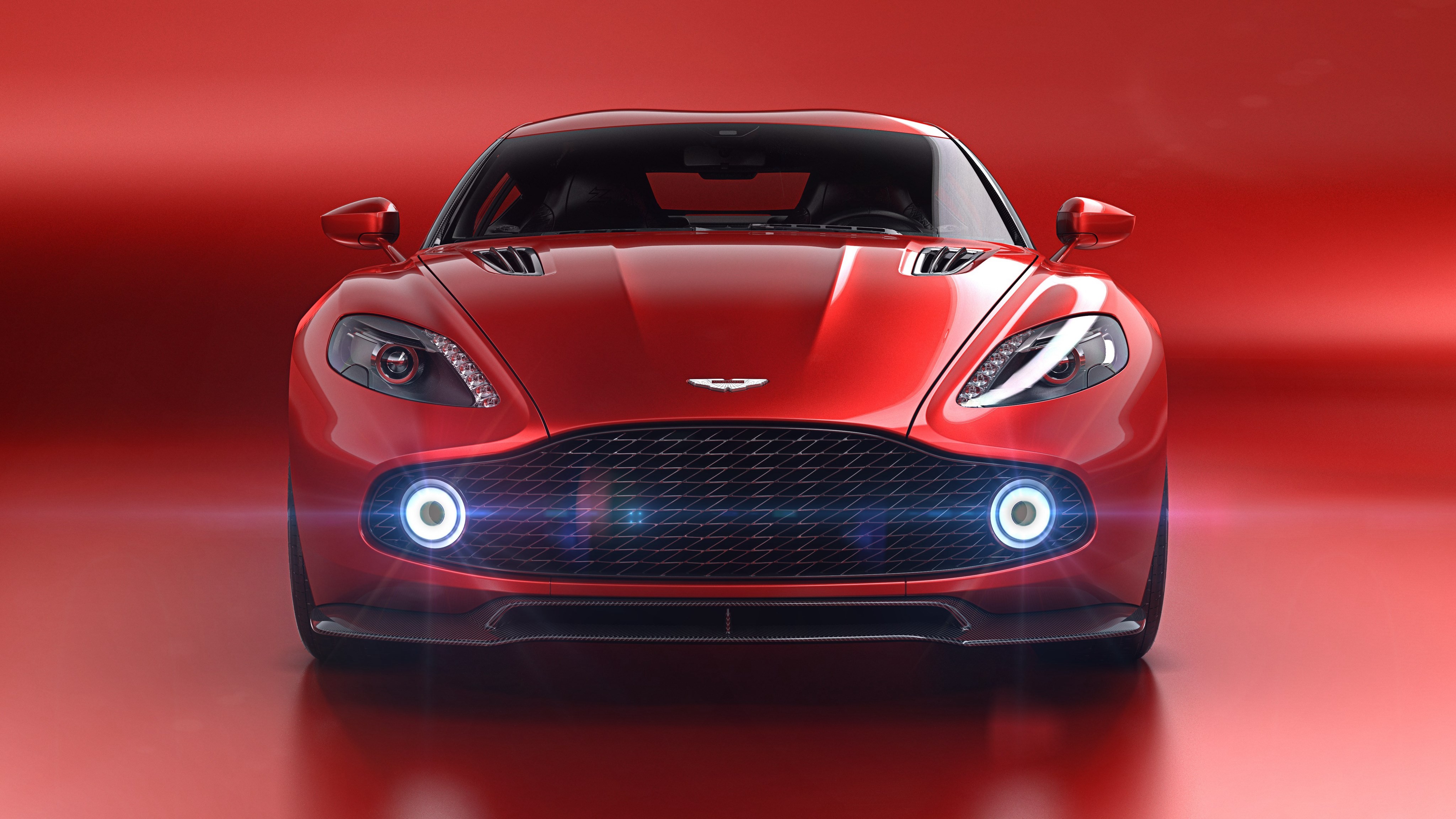 aston martin, cars, concept cars, red, HD Wallpaper