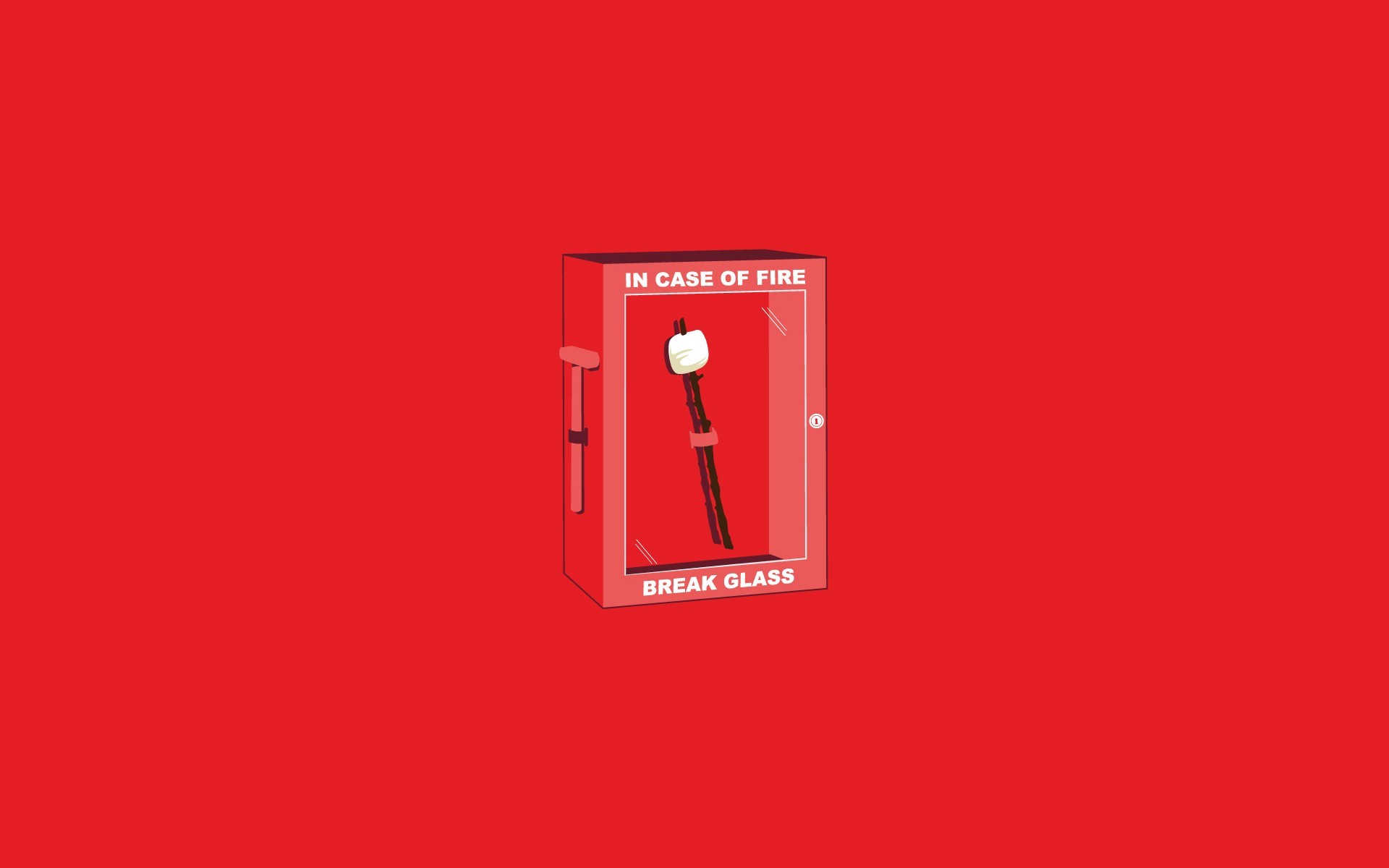 fire, minimalism, artist, HD Wallpaper