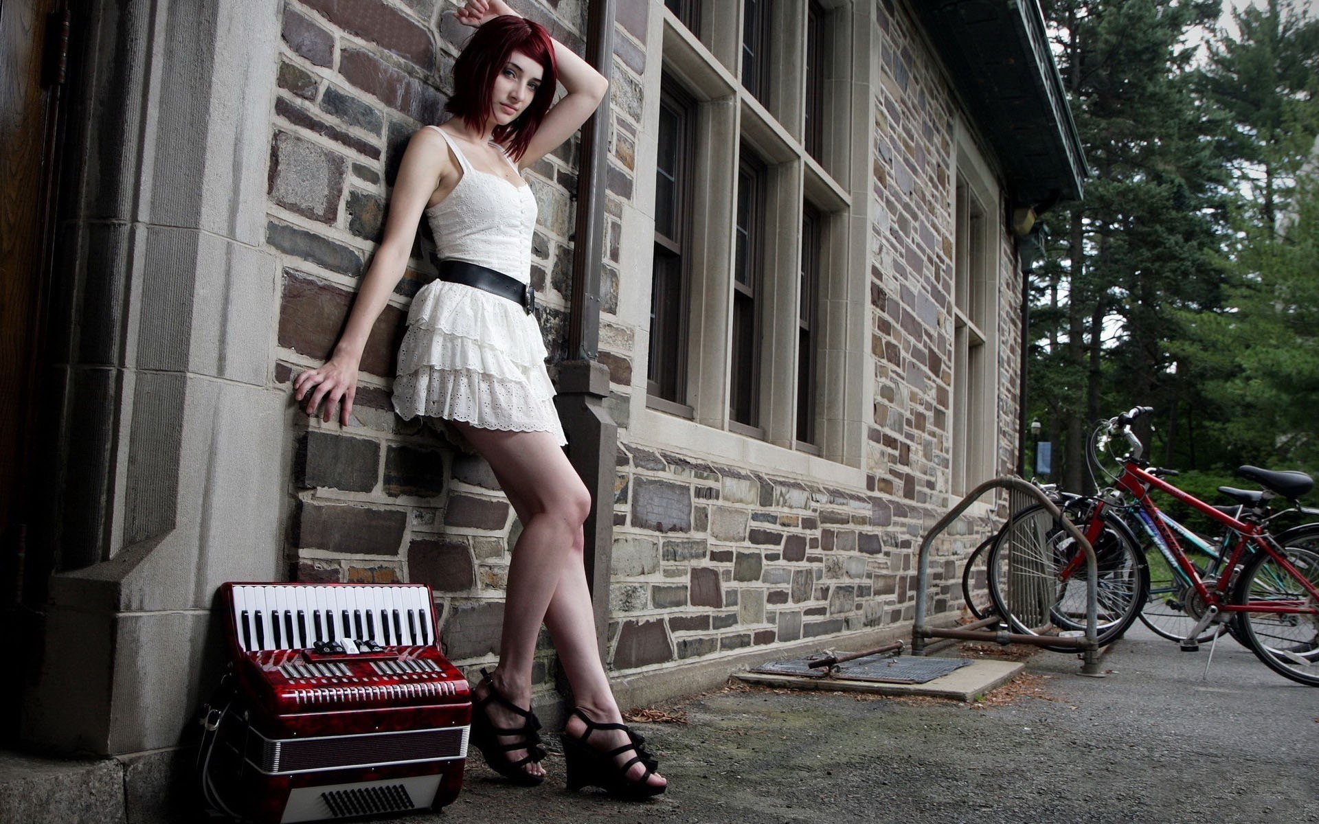susan coffey, girls, model, redhead, HD Wallpaper