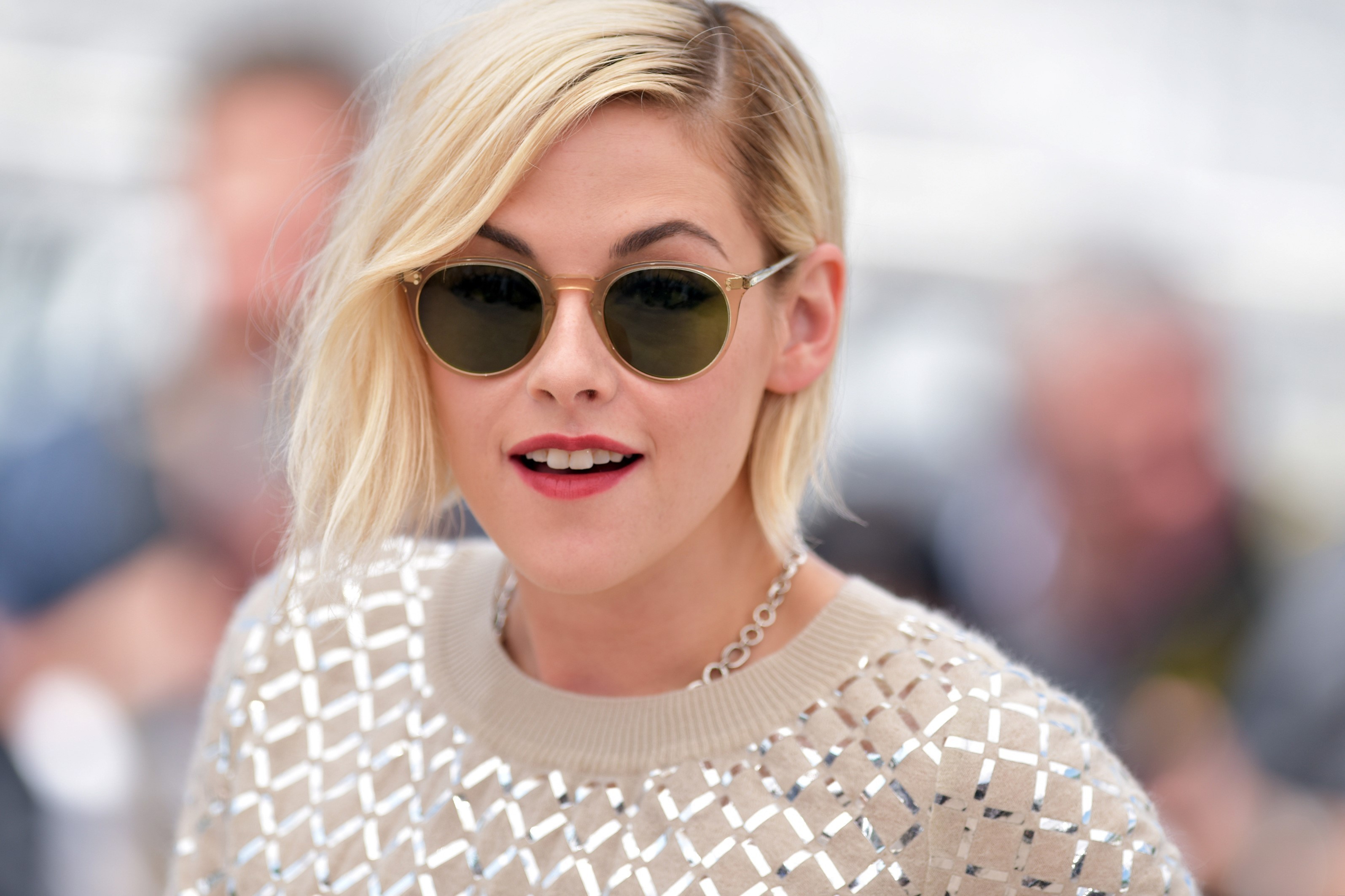 kristen stewart, celebrities, girls, glasses, HD Wallpaper