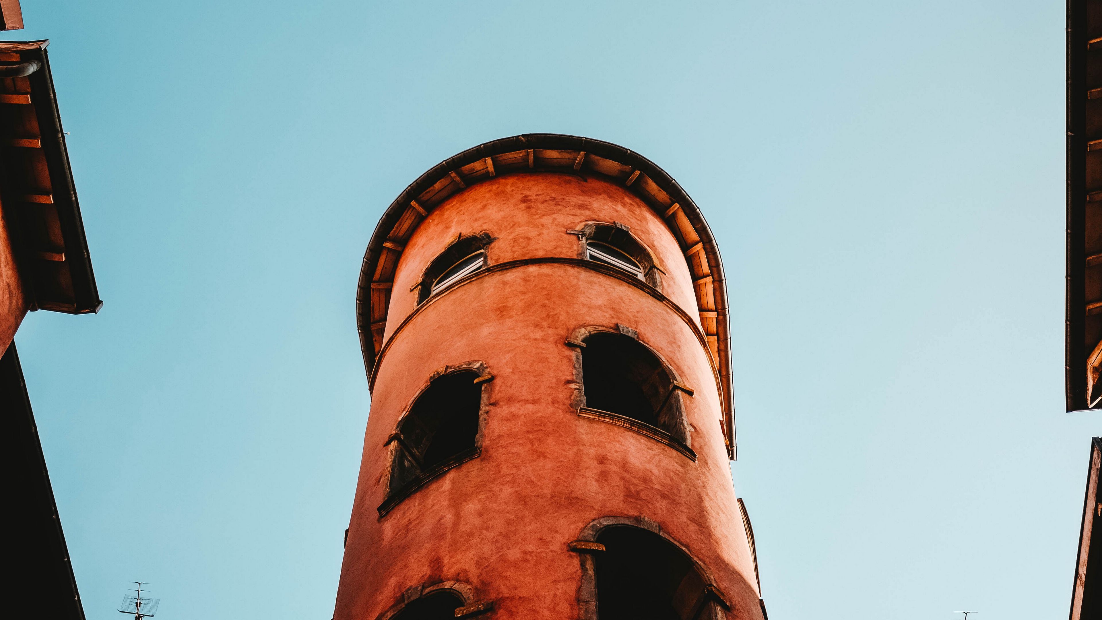 tower, building, old, architecture, 4k, HD Wallpaper