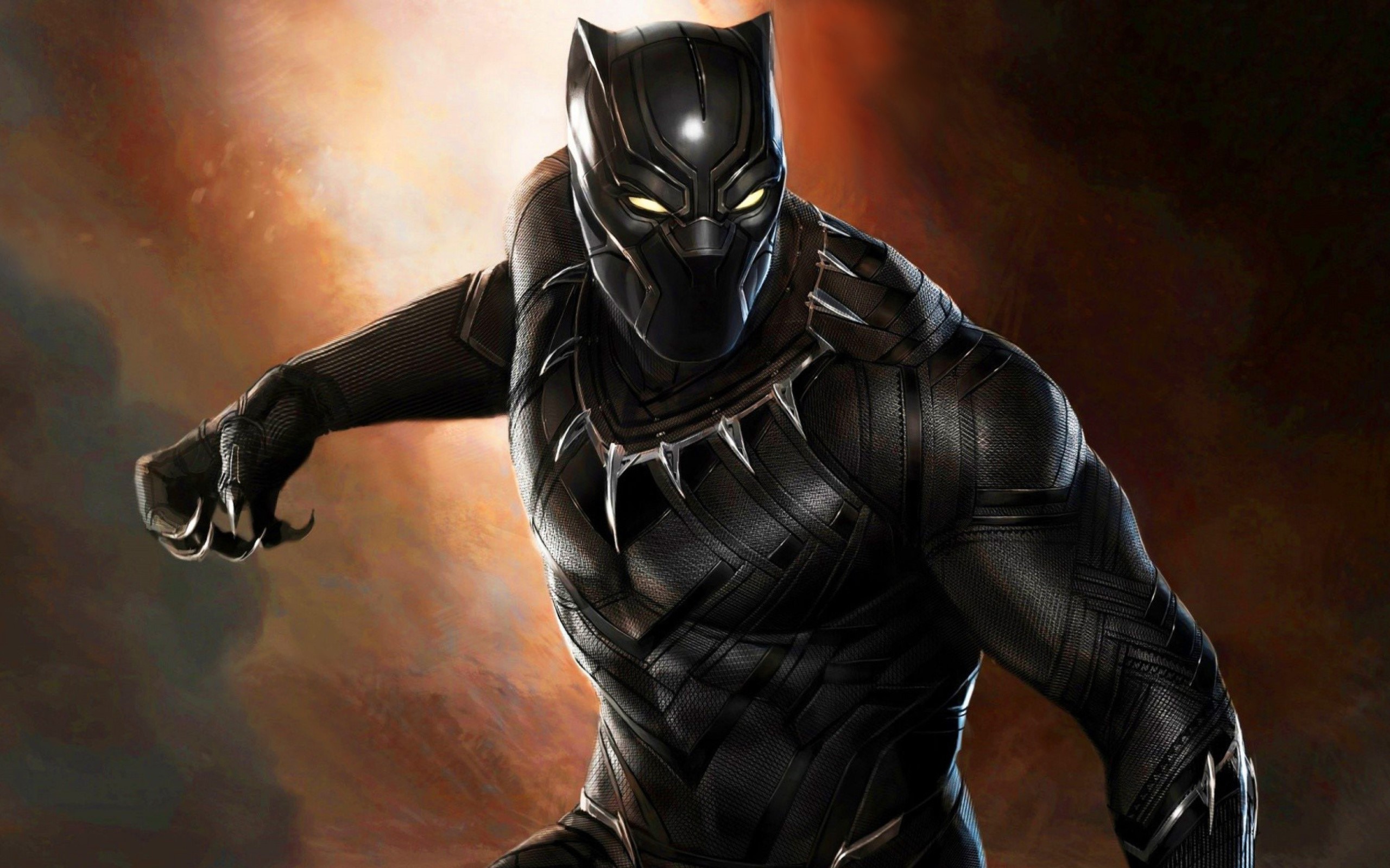 black panther, super heroes, HD Wallpaper