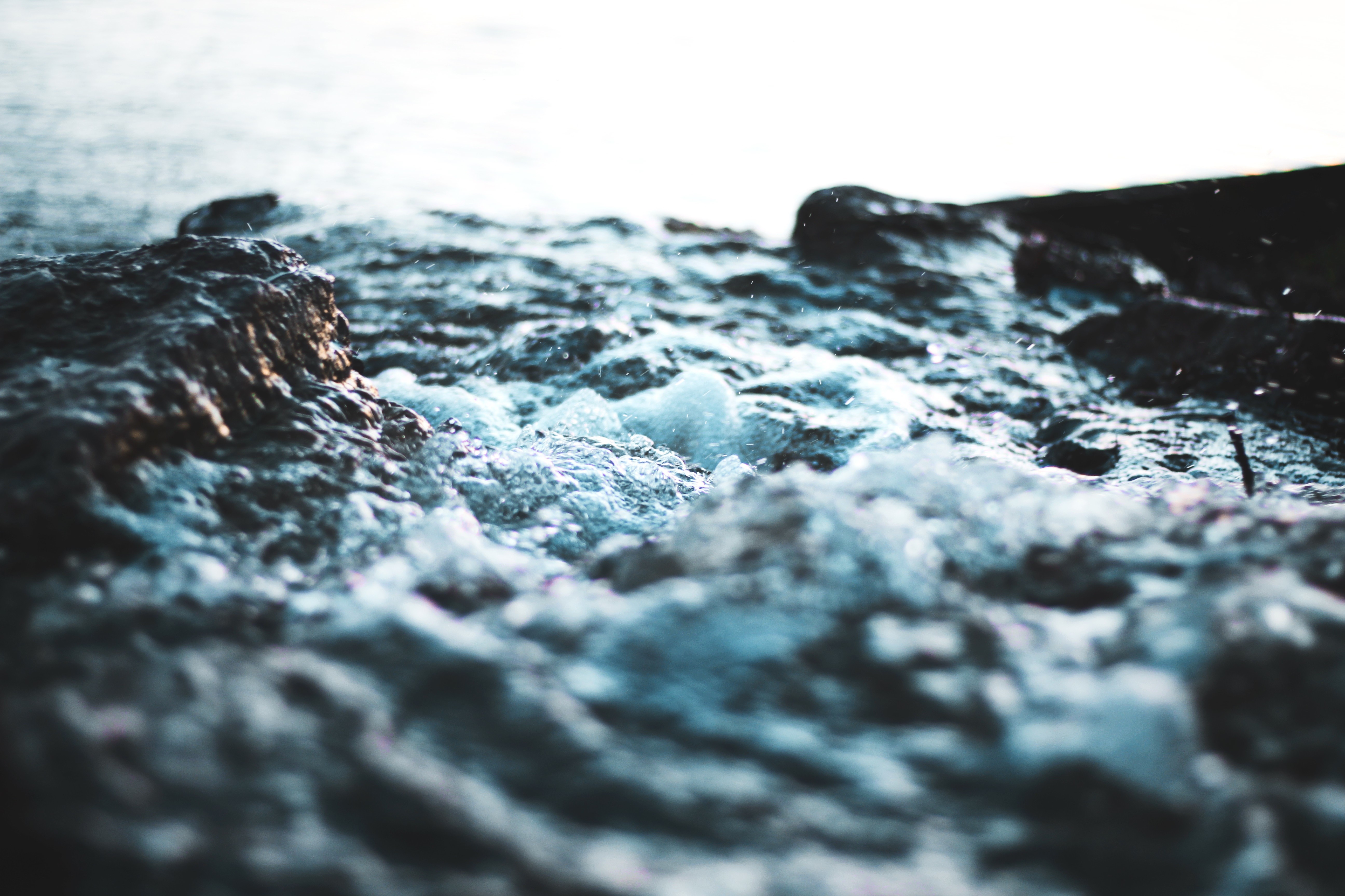 waves, sea, nature, HD Wallpaper
