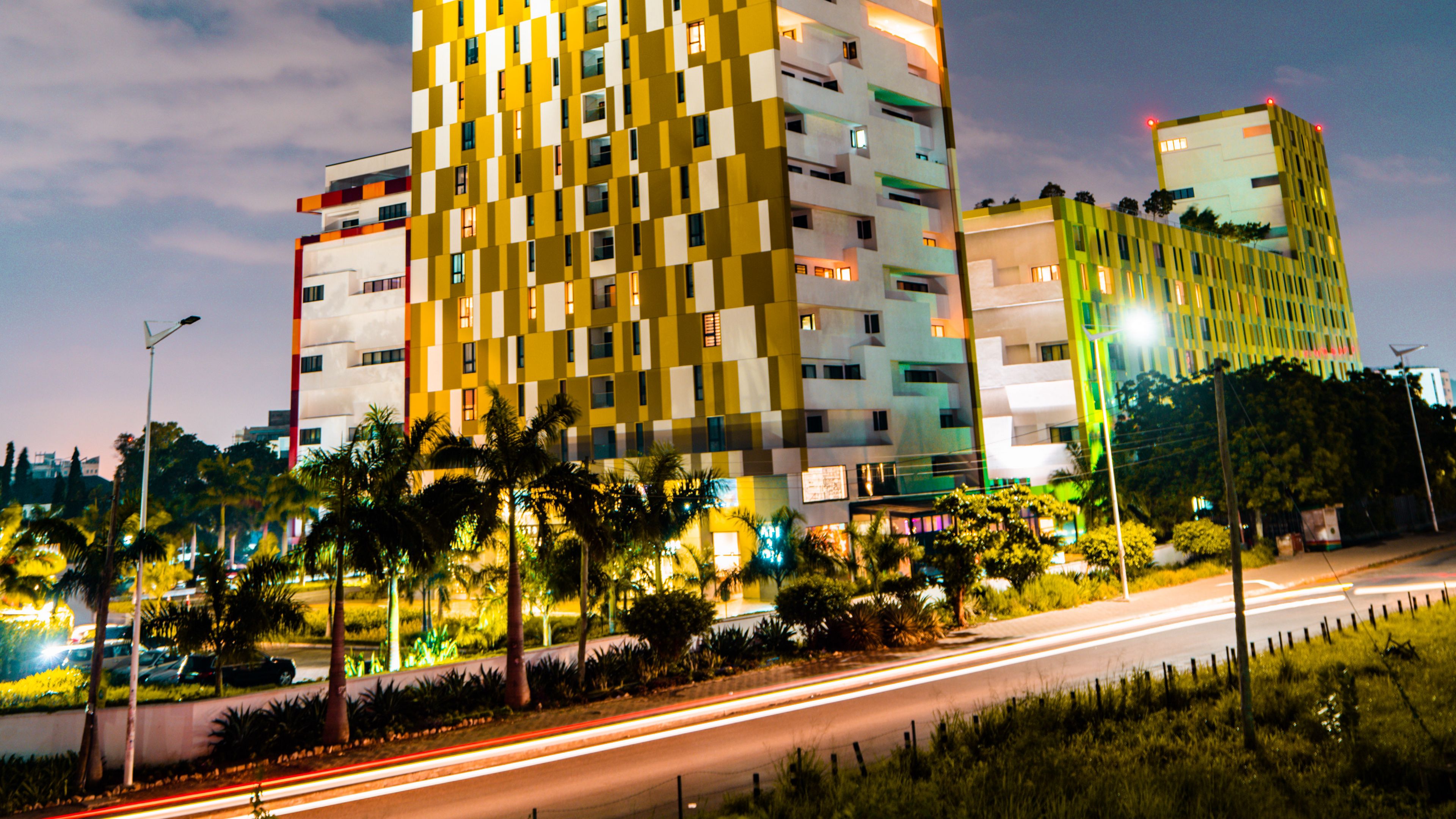 building, architecture, modern, city, street, 4k, HD Wallpaper