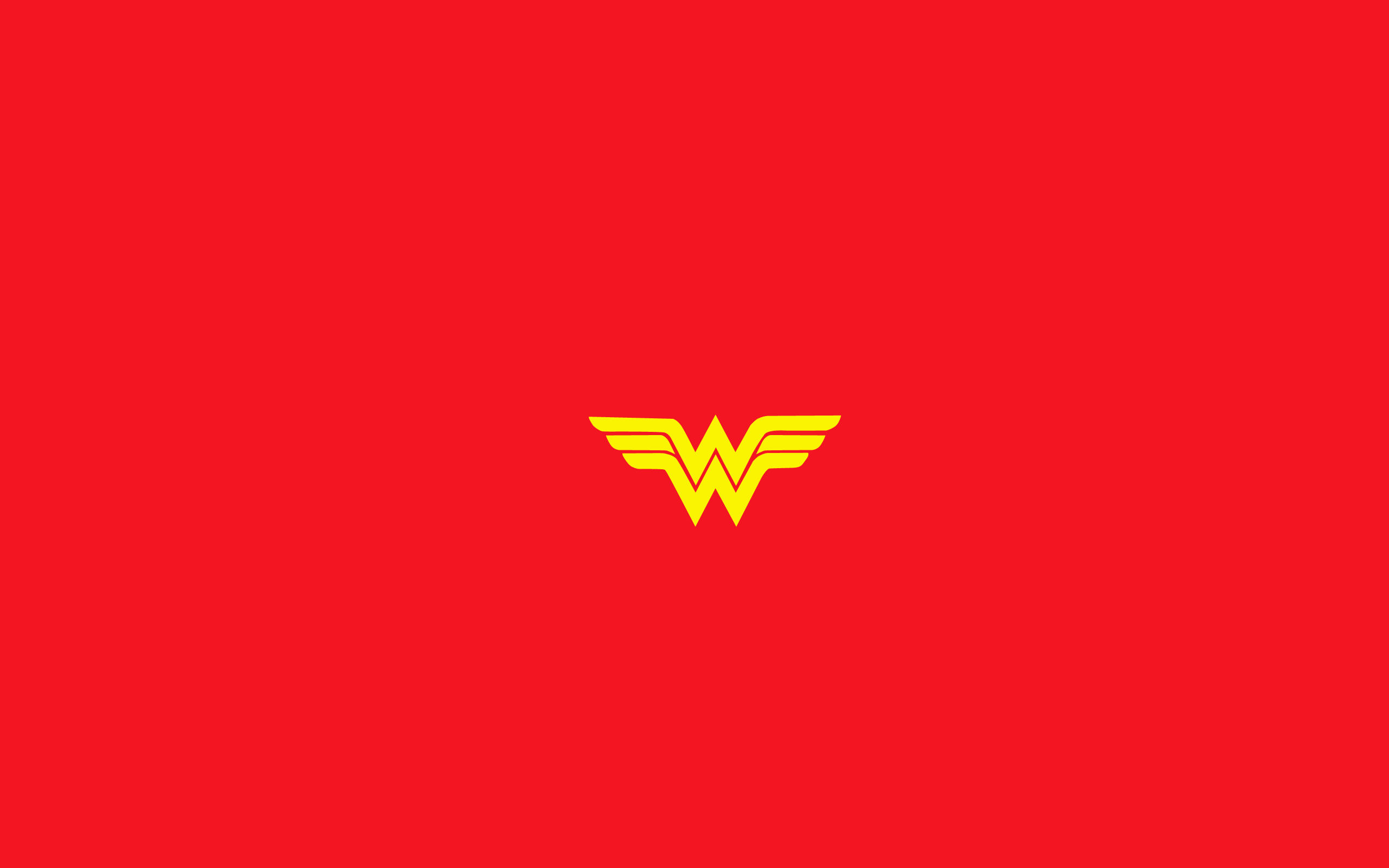 wonder woman, minimalism, super heroes, logo, red, HD Wallpaper