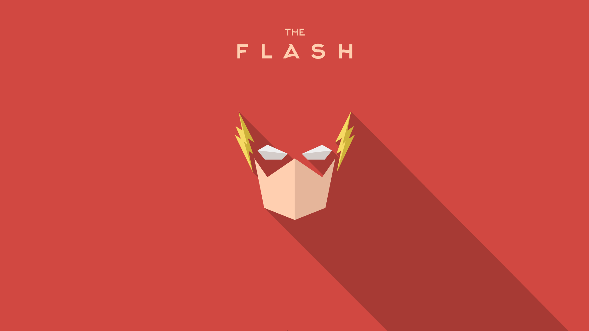 the flash, tv shows, super heroes, logo, minimalism, red, HD Wallpaper