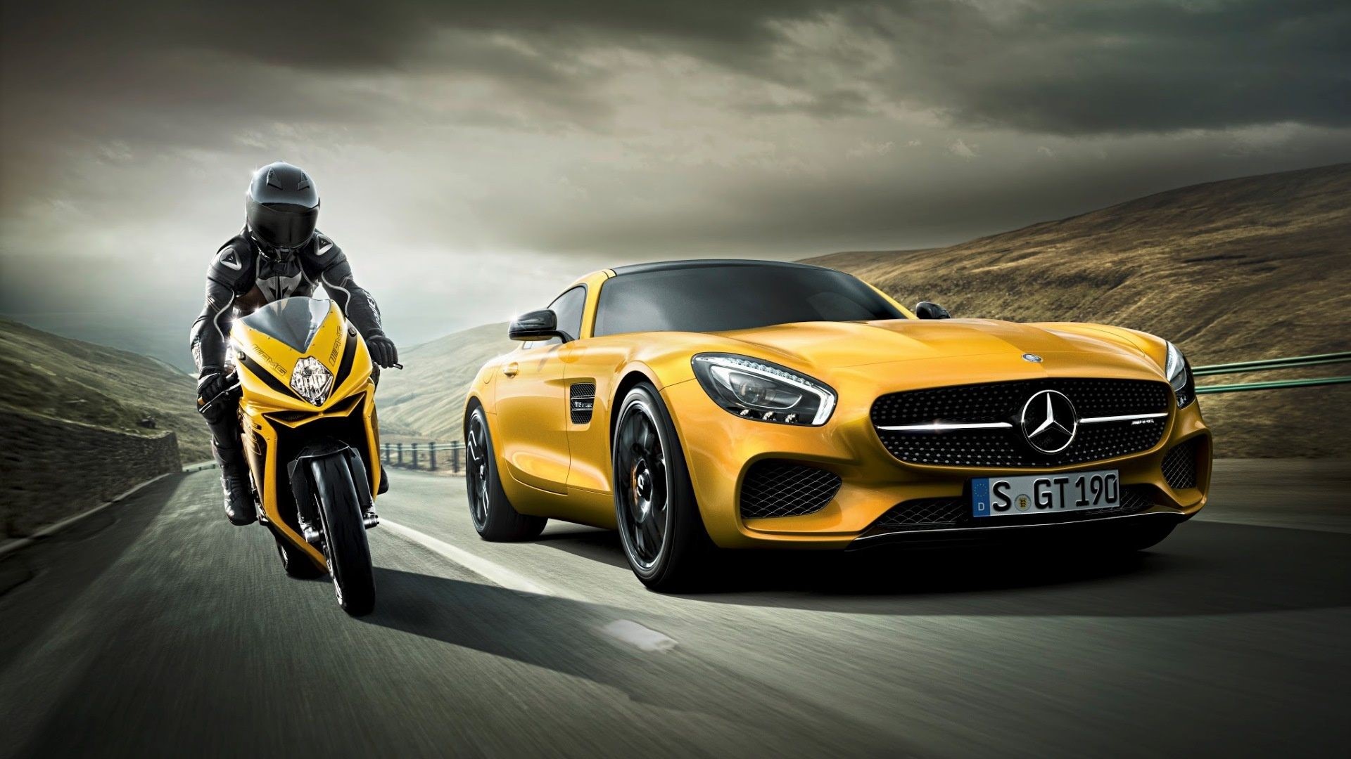 mercedes, bikes, motorcycle, HD Wallpaper