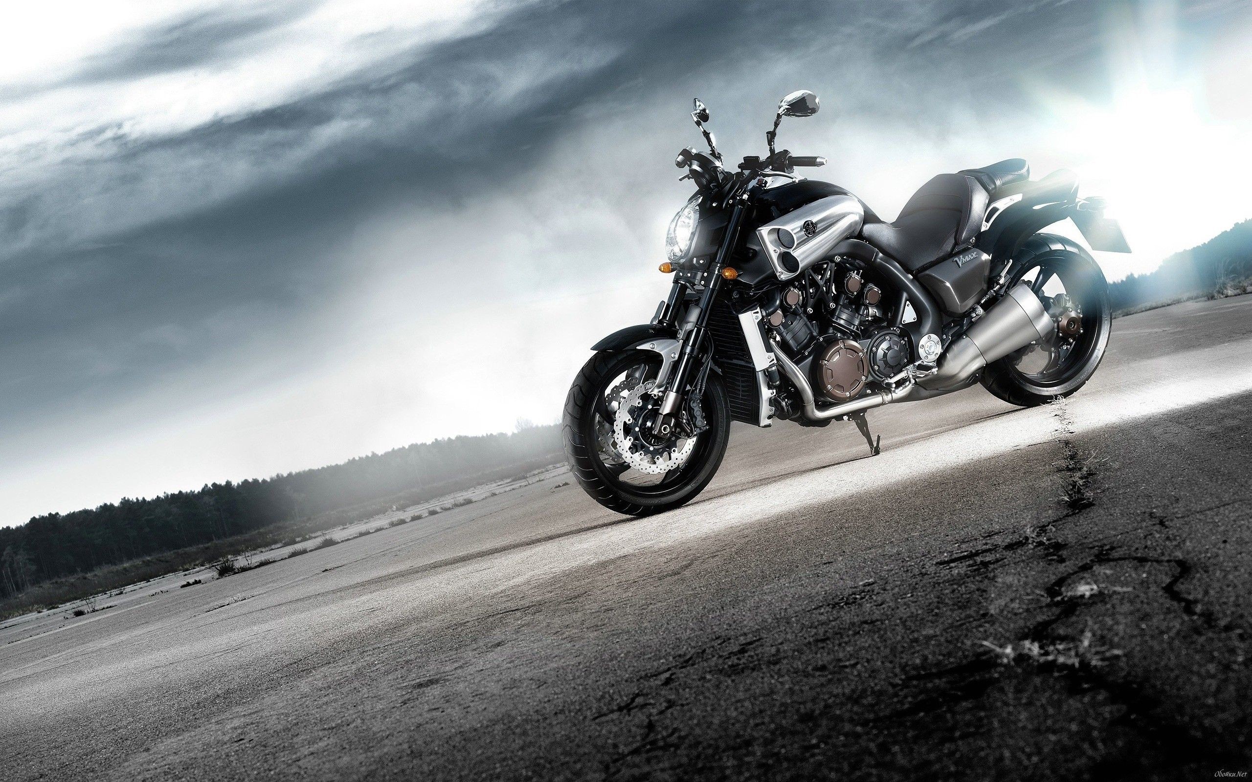 bikes, motorcycle, yamaha, HD Wallpaper