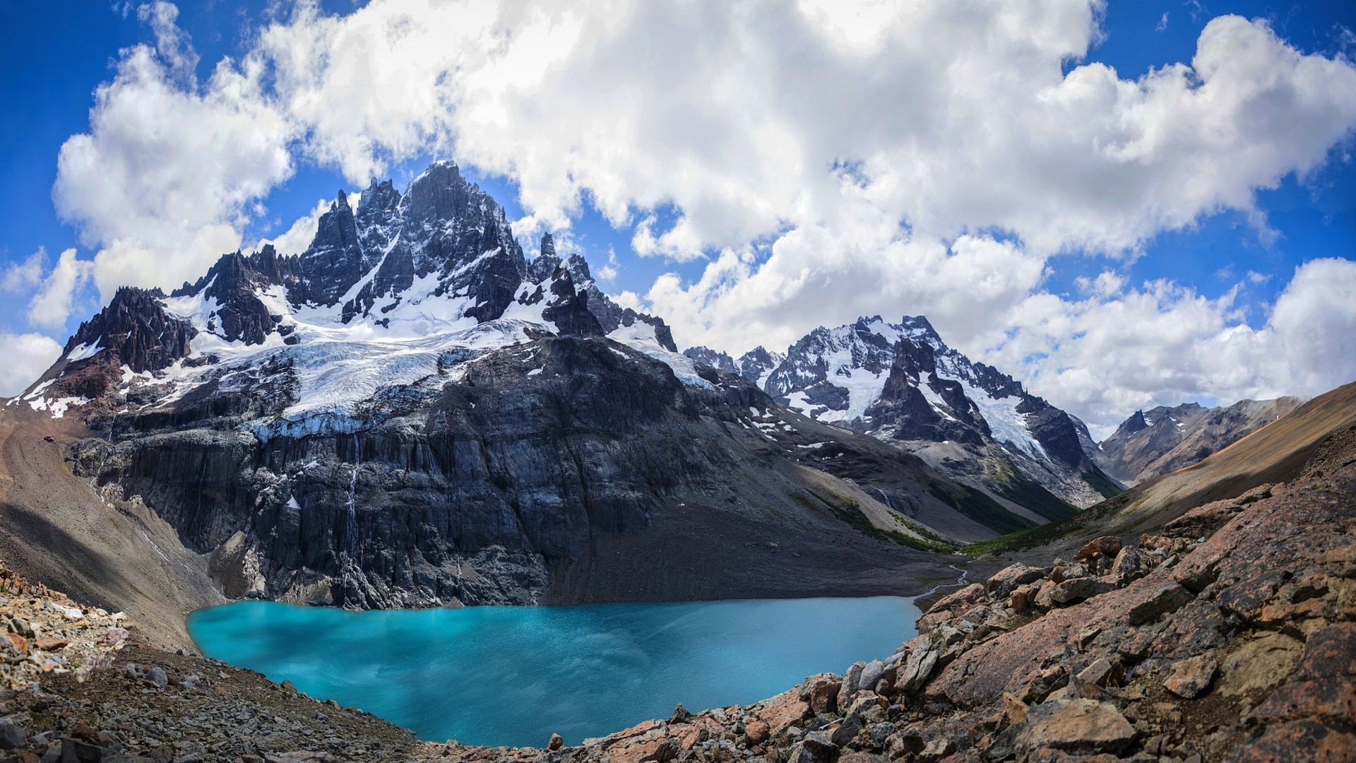 andes, mountains, nature, summer, HD Wallpaper