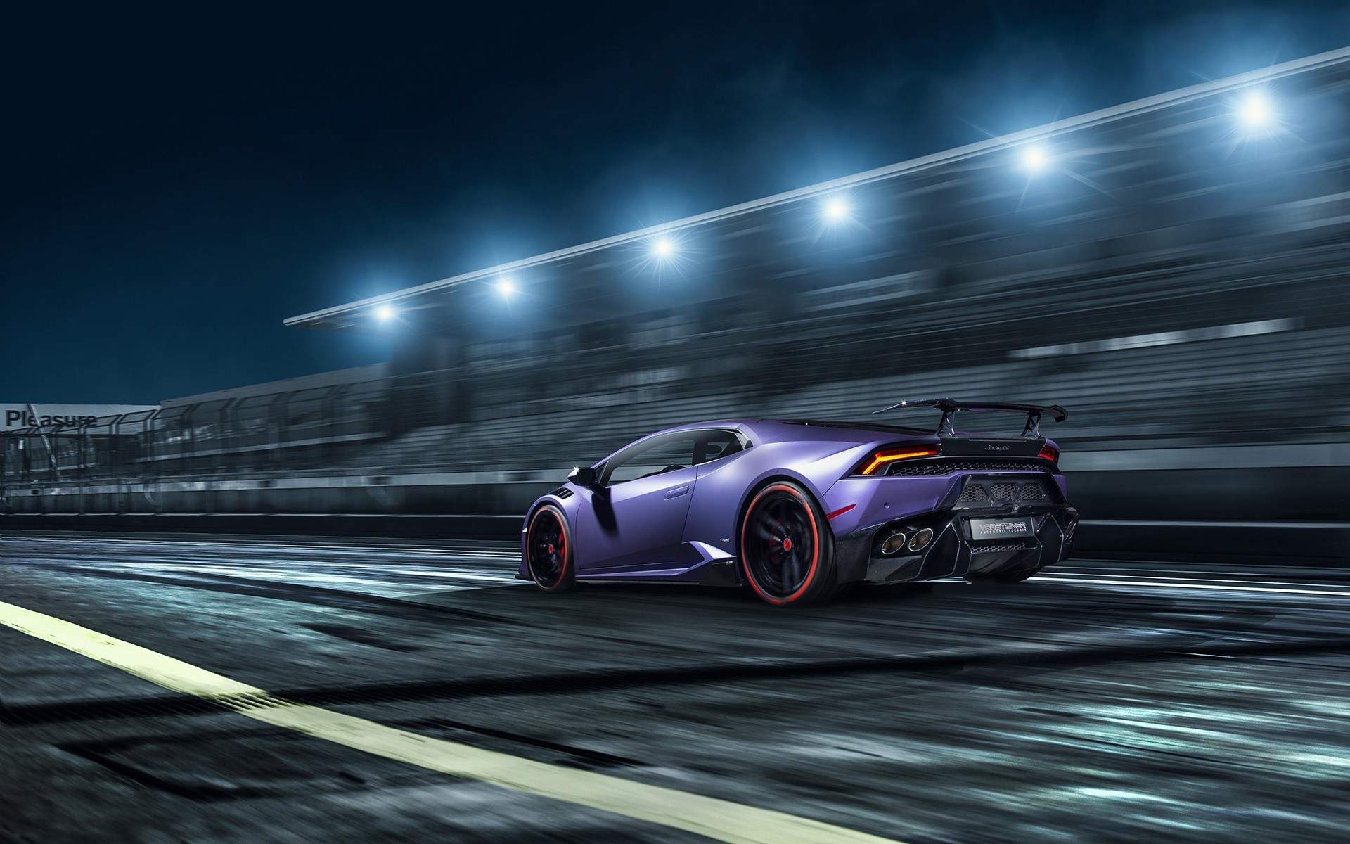 lamborghini, lamborghini huracan, cars, purple, HD Wallpaper