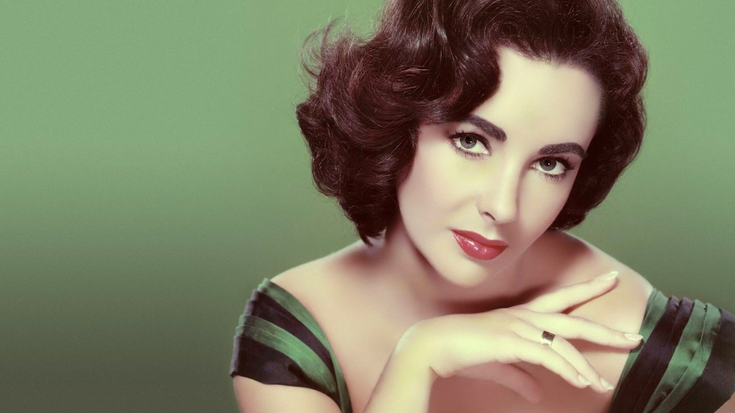 elizabeth taylor, celebrities, girls, HD Wallpaper