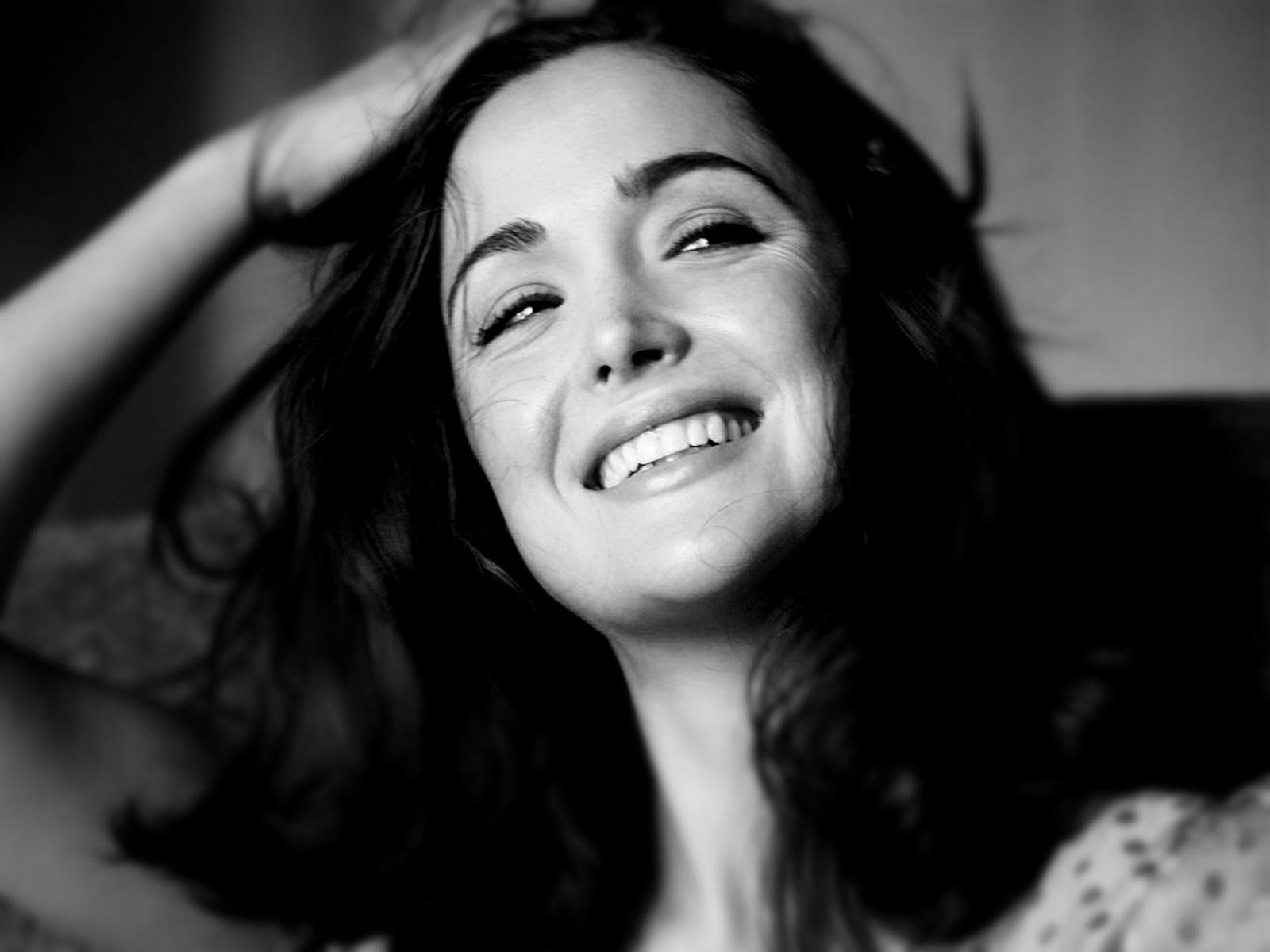 rose byrne, celebrities, girls, monochrome, black and white, HD Wallpaper