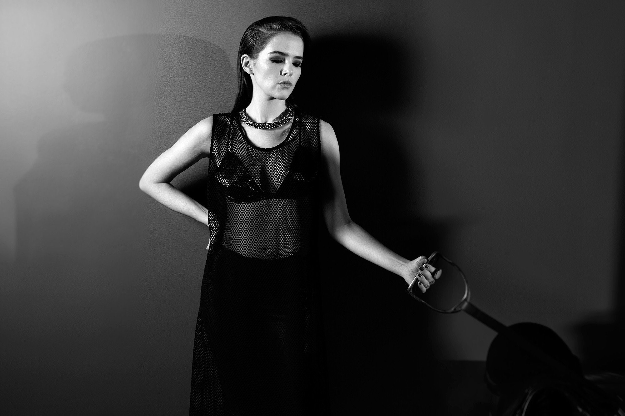 zoey deutch, celebrities, girls, monochrome, black and white, HD Wallpaper