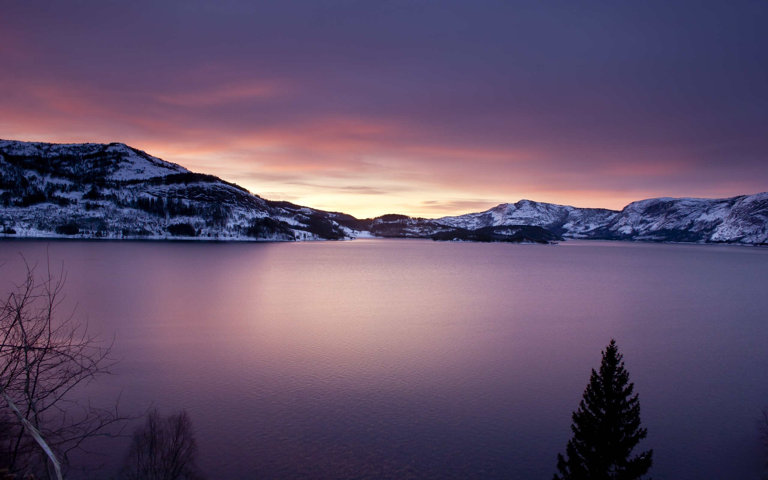 landscape, nature, snow, HD Wallpaper
