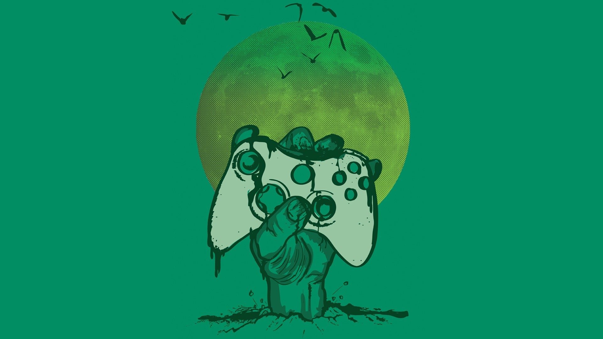 xbox, artist, minimalism, HD Wallpaper