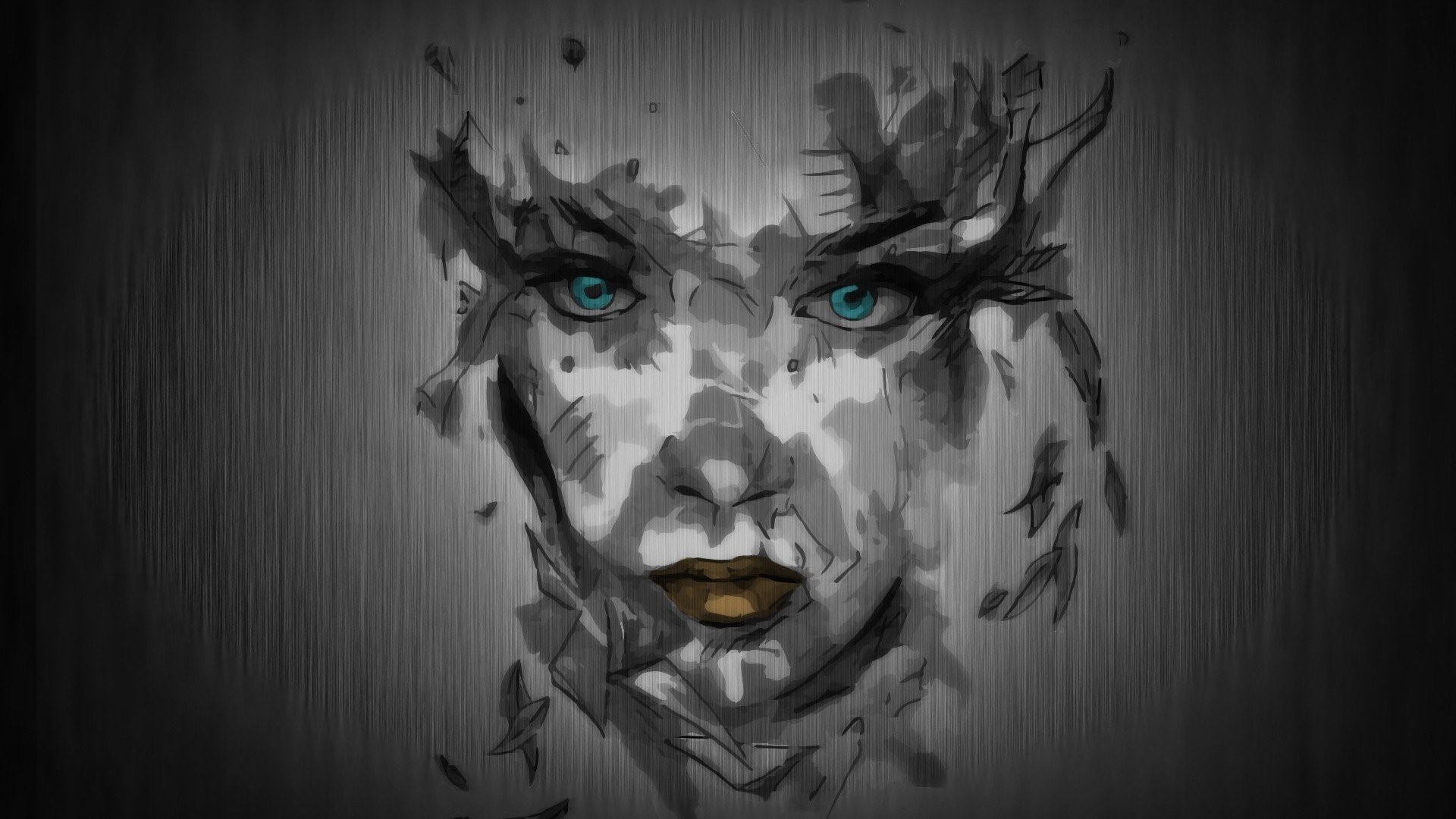 face, painting, artist, HD Wallpaper