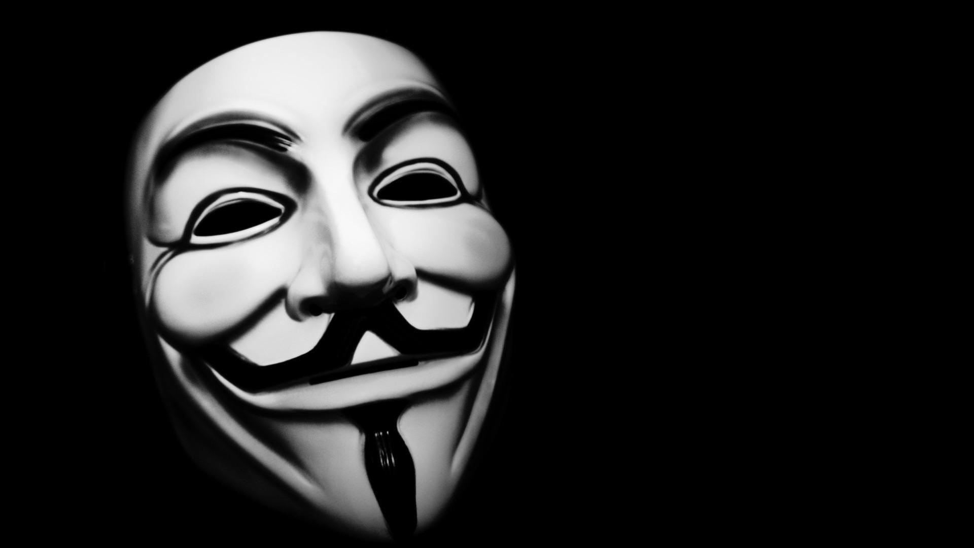 anonymus, mask, computer, HD Wallpaper