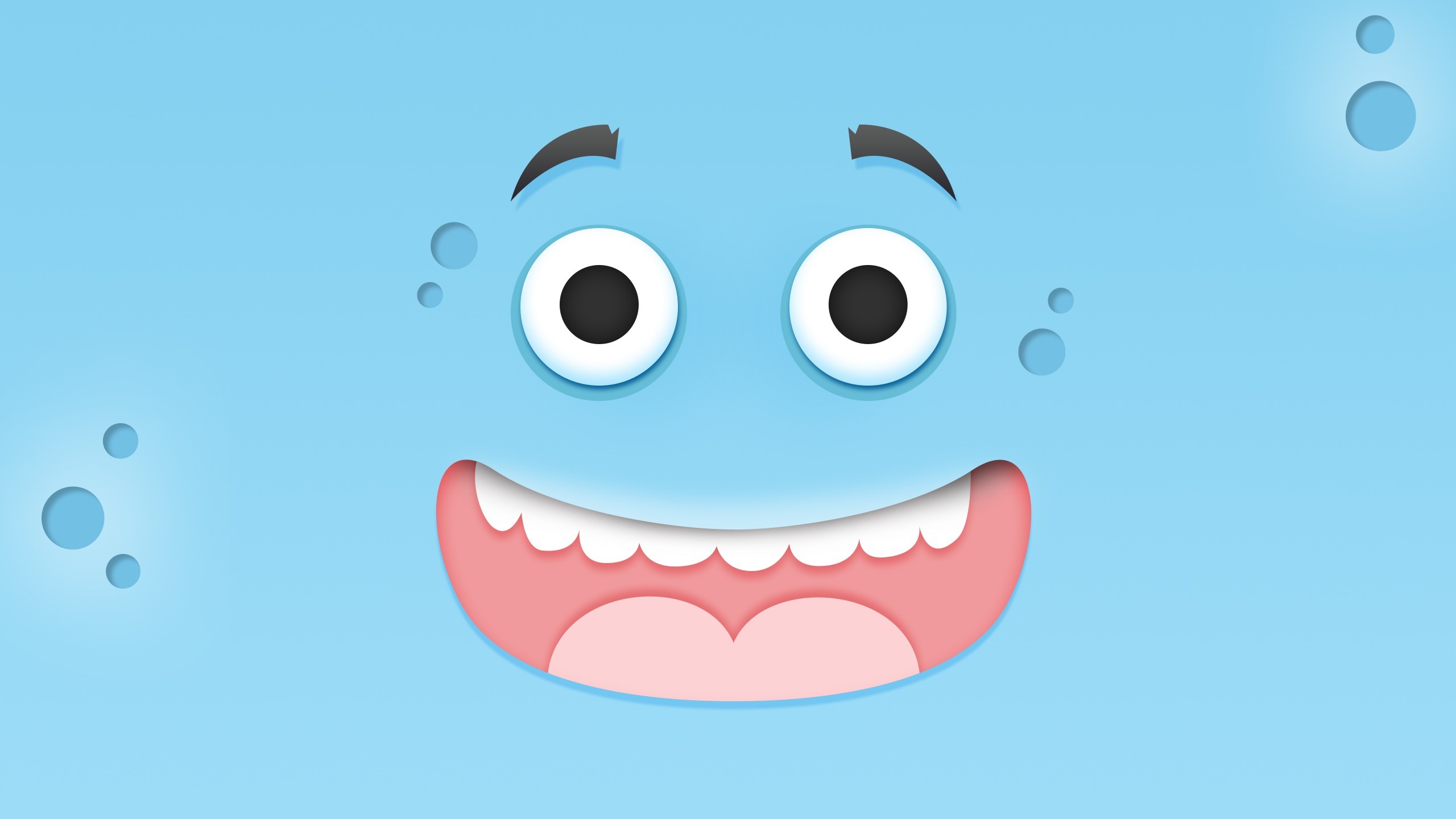happy, minimalism, artist, HD Wallpaper